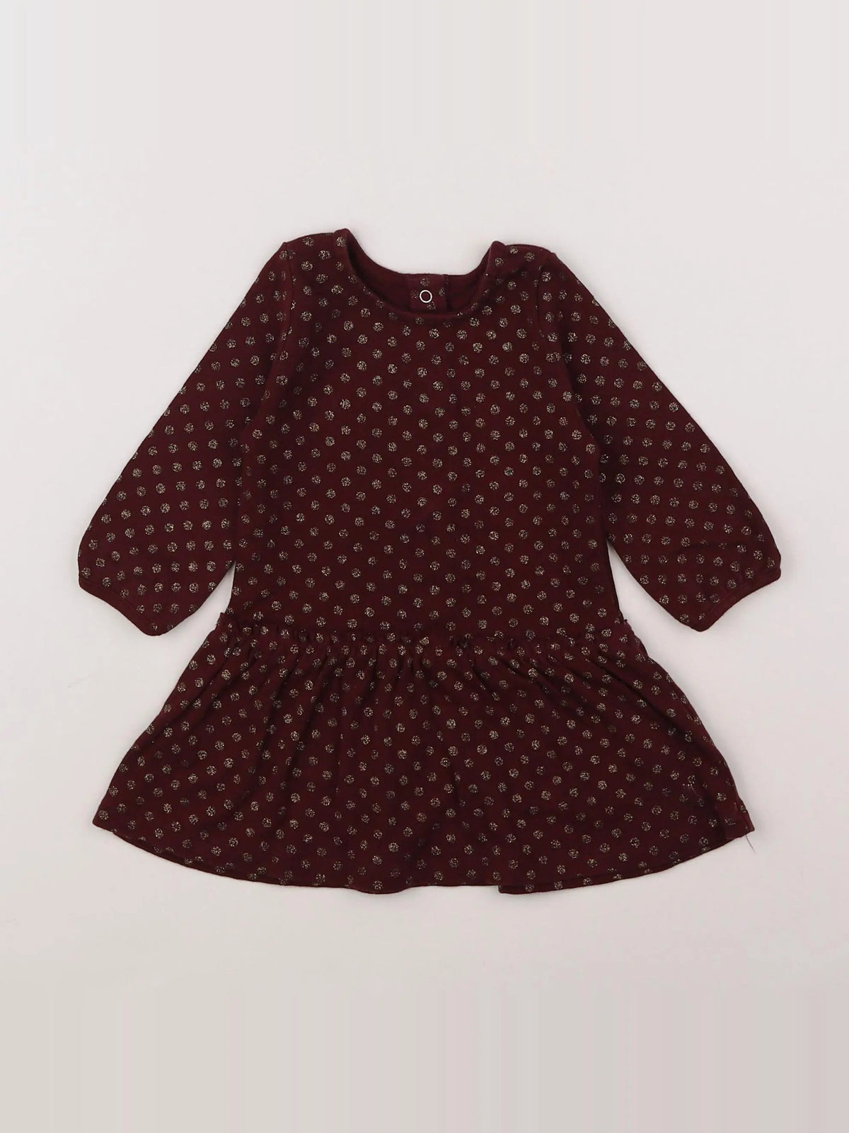 Petit Bateau - robe violet - 6 mois