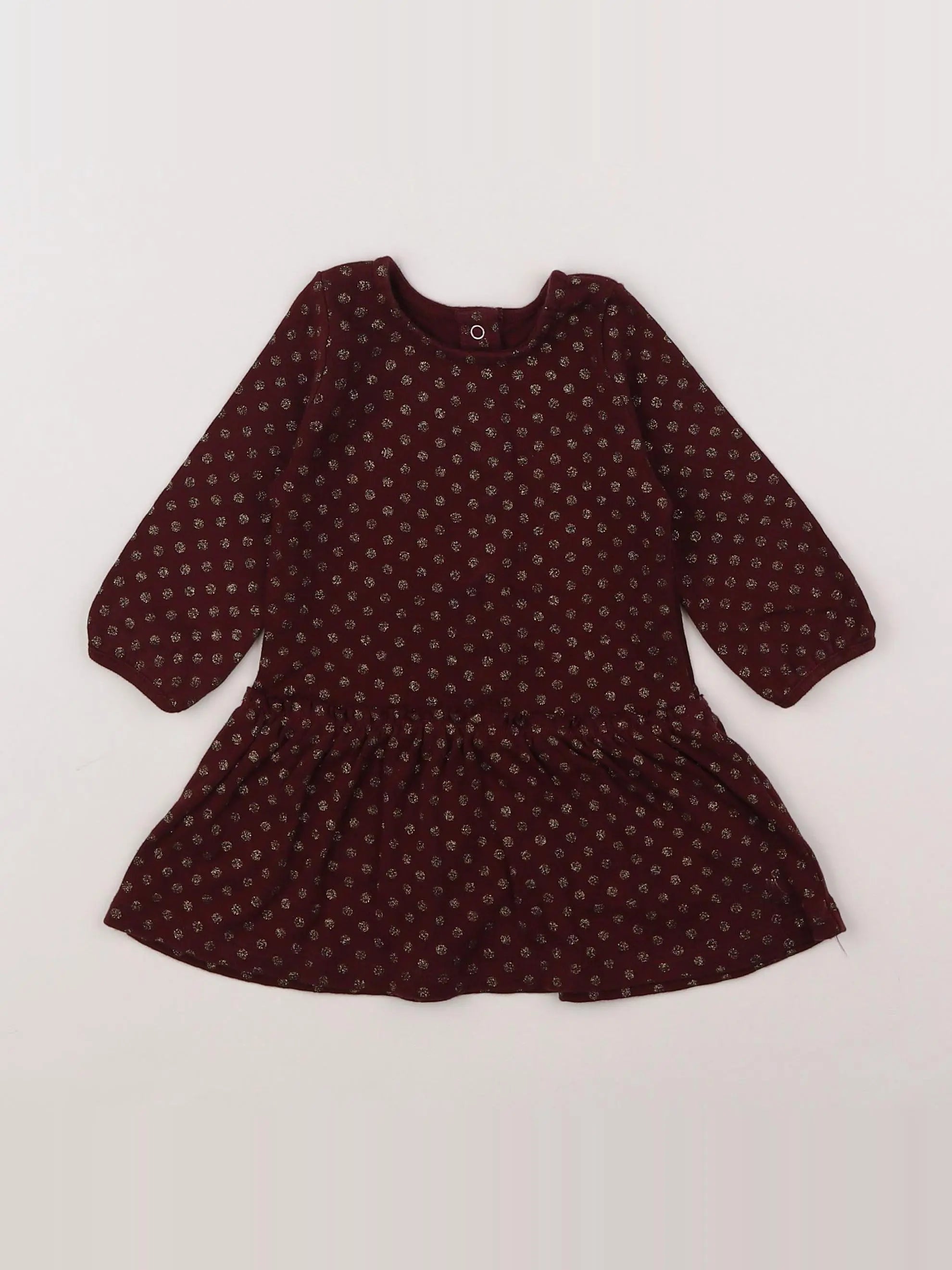 Petit Bateau - robe violet - 6 mois