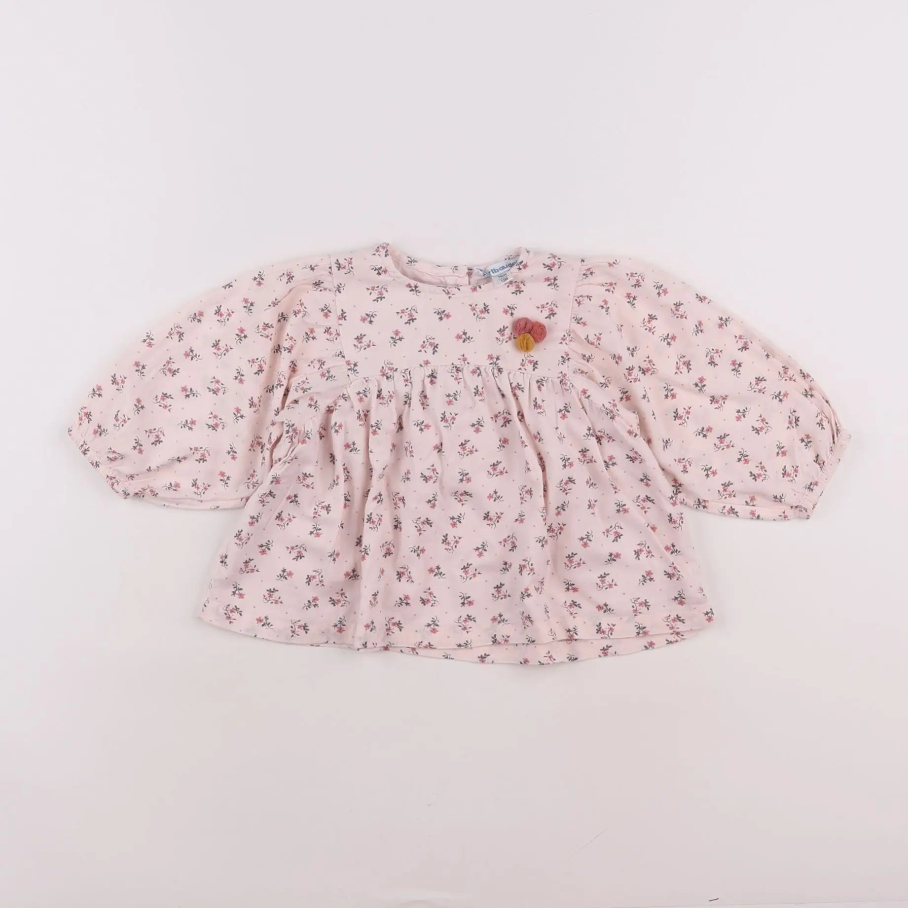 Vertbaudet - blouse rose - 12 mois