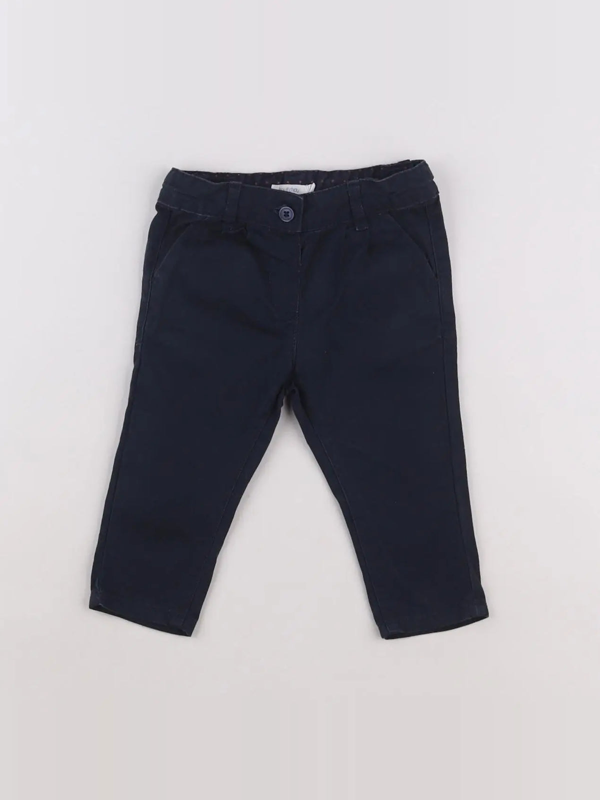 Boutchou - pantalon bleu - 6 mois