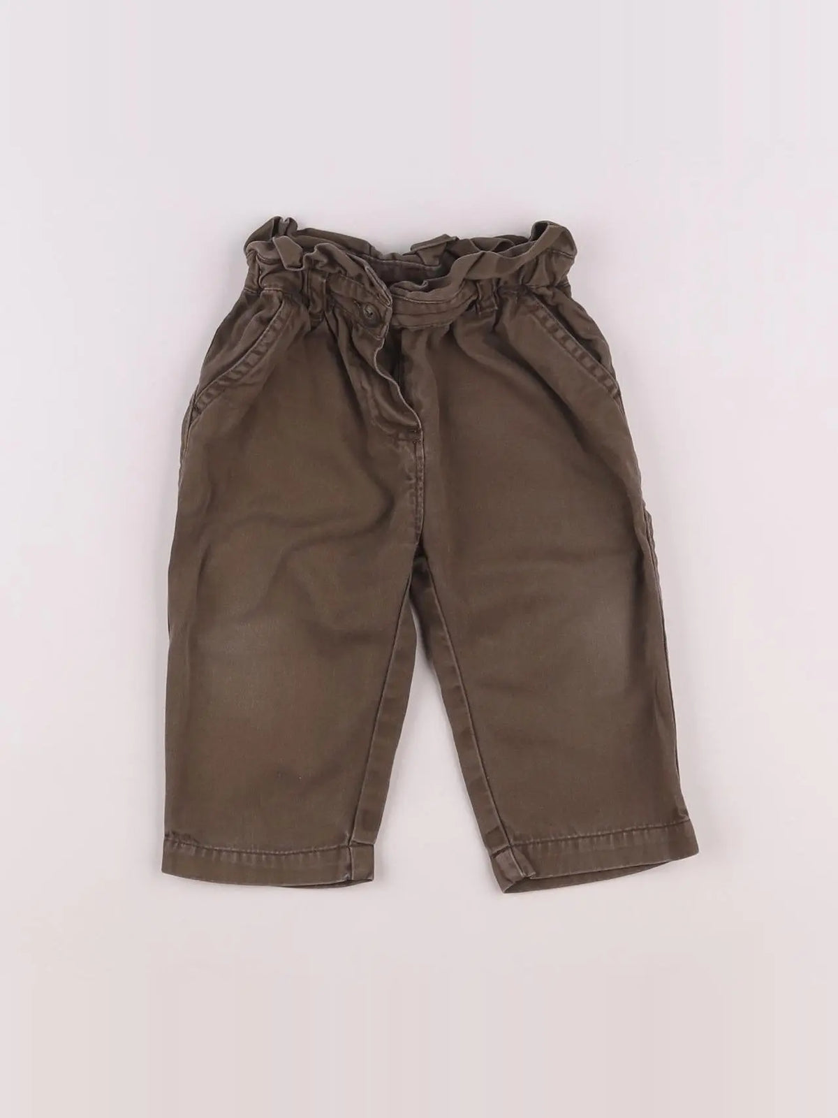 Petit Bateau - pantalon marron - 12 mois