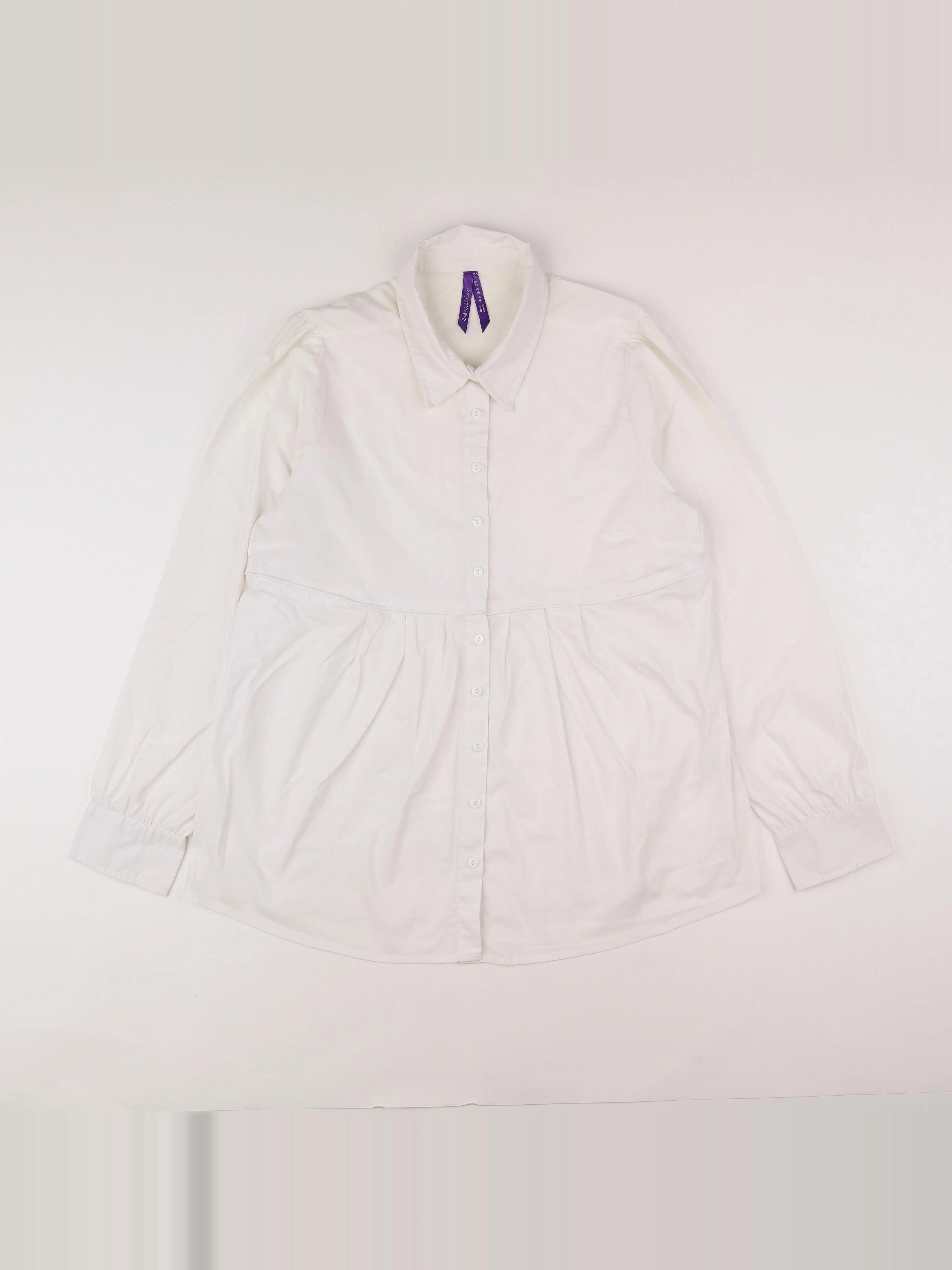 Seraphine - chemise grossesse blanc - 44