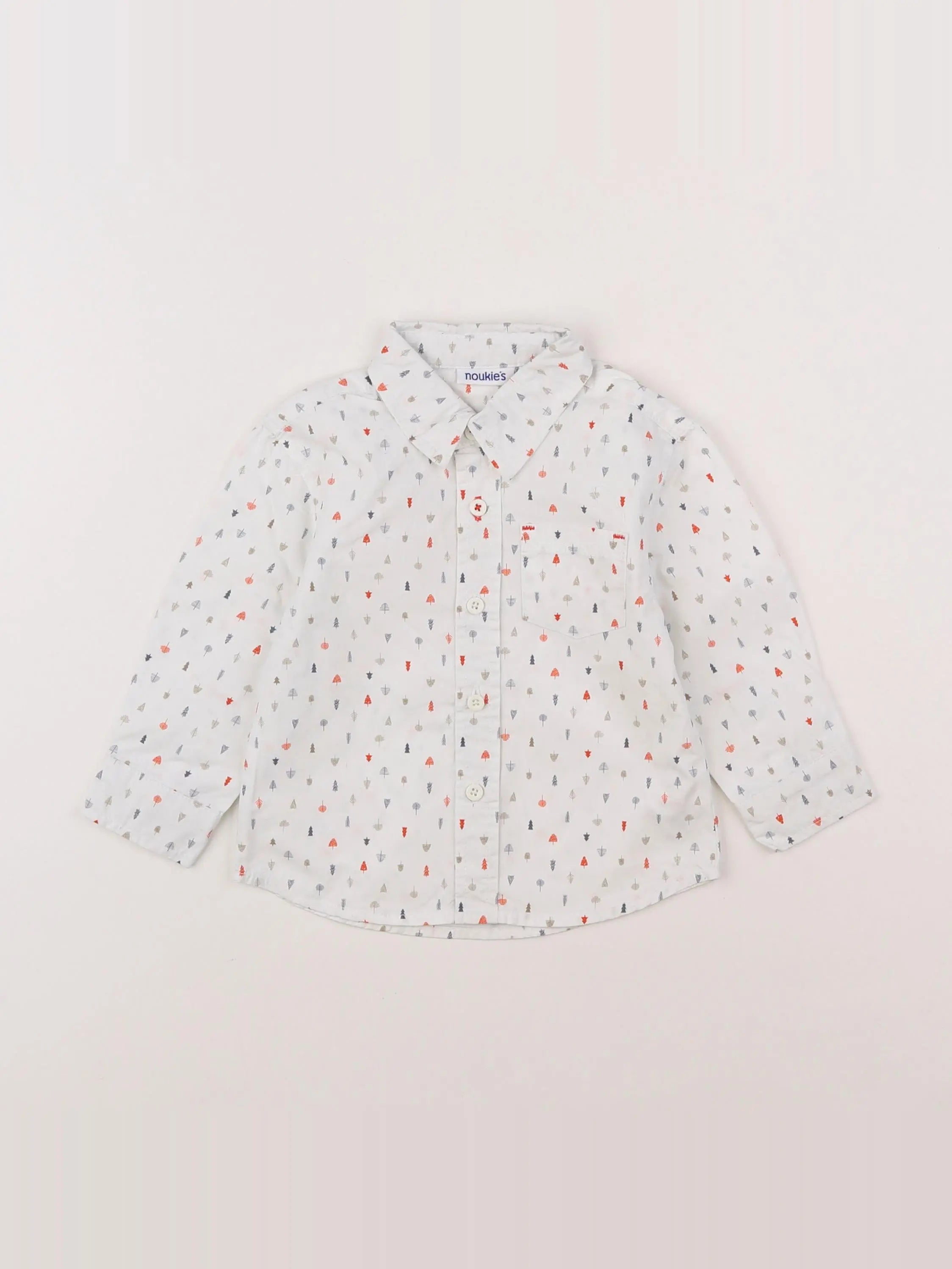 Noukie's - chemise blanc - 12 mois