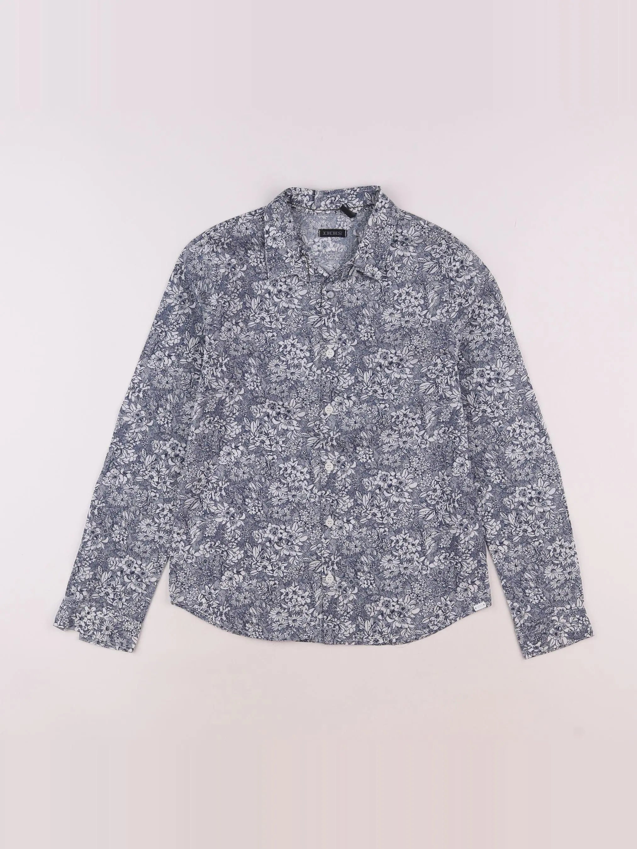 IKKS - chemise bleu - 10 ans