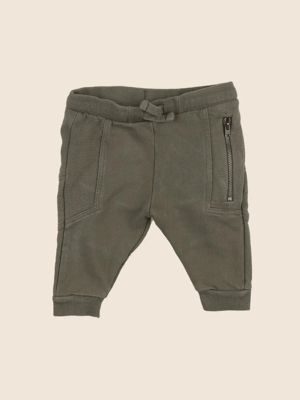 Zara - pantalon vert - 3/6 mois