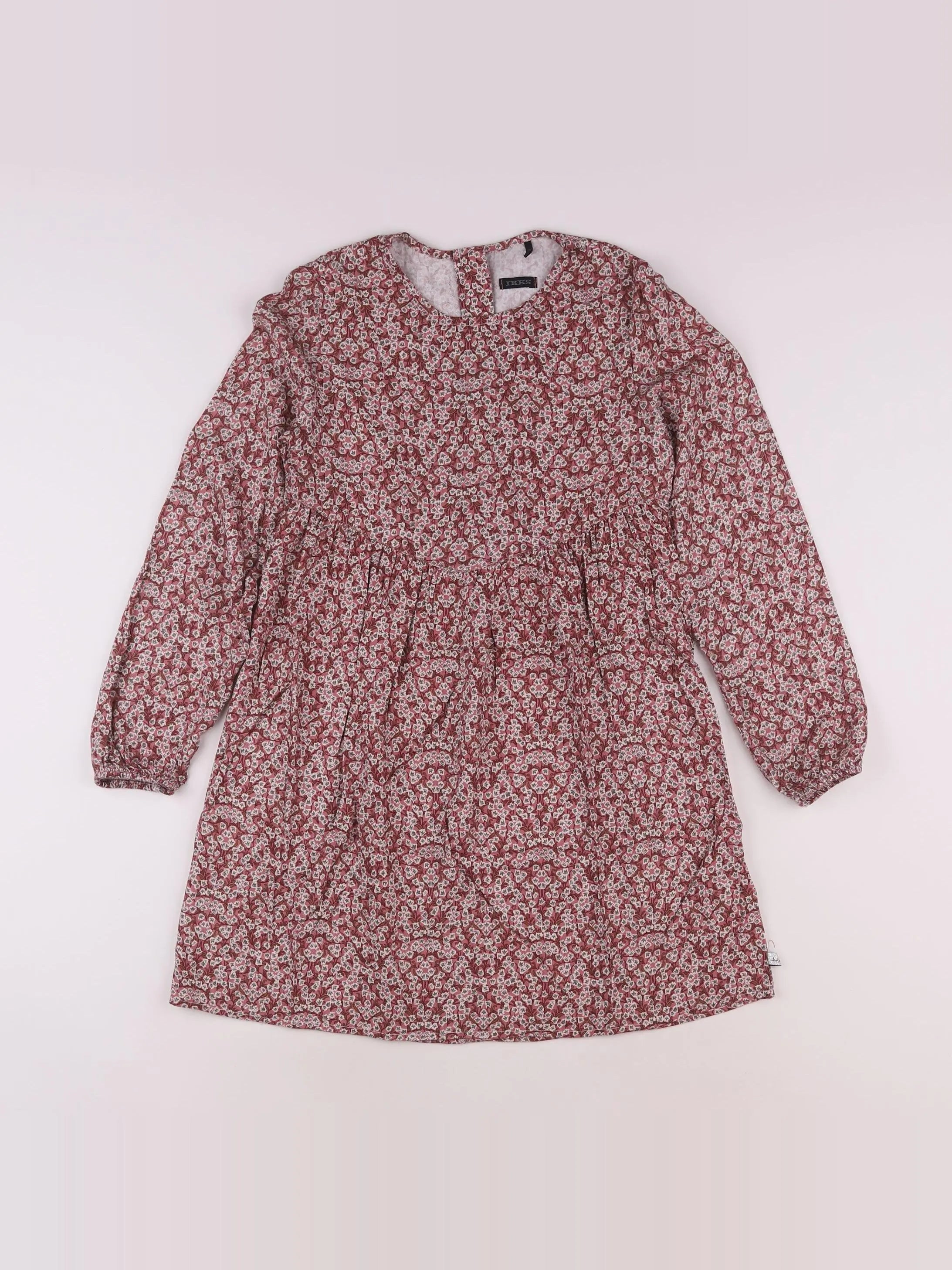 IKKS - robe rose - 10 ans