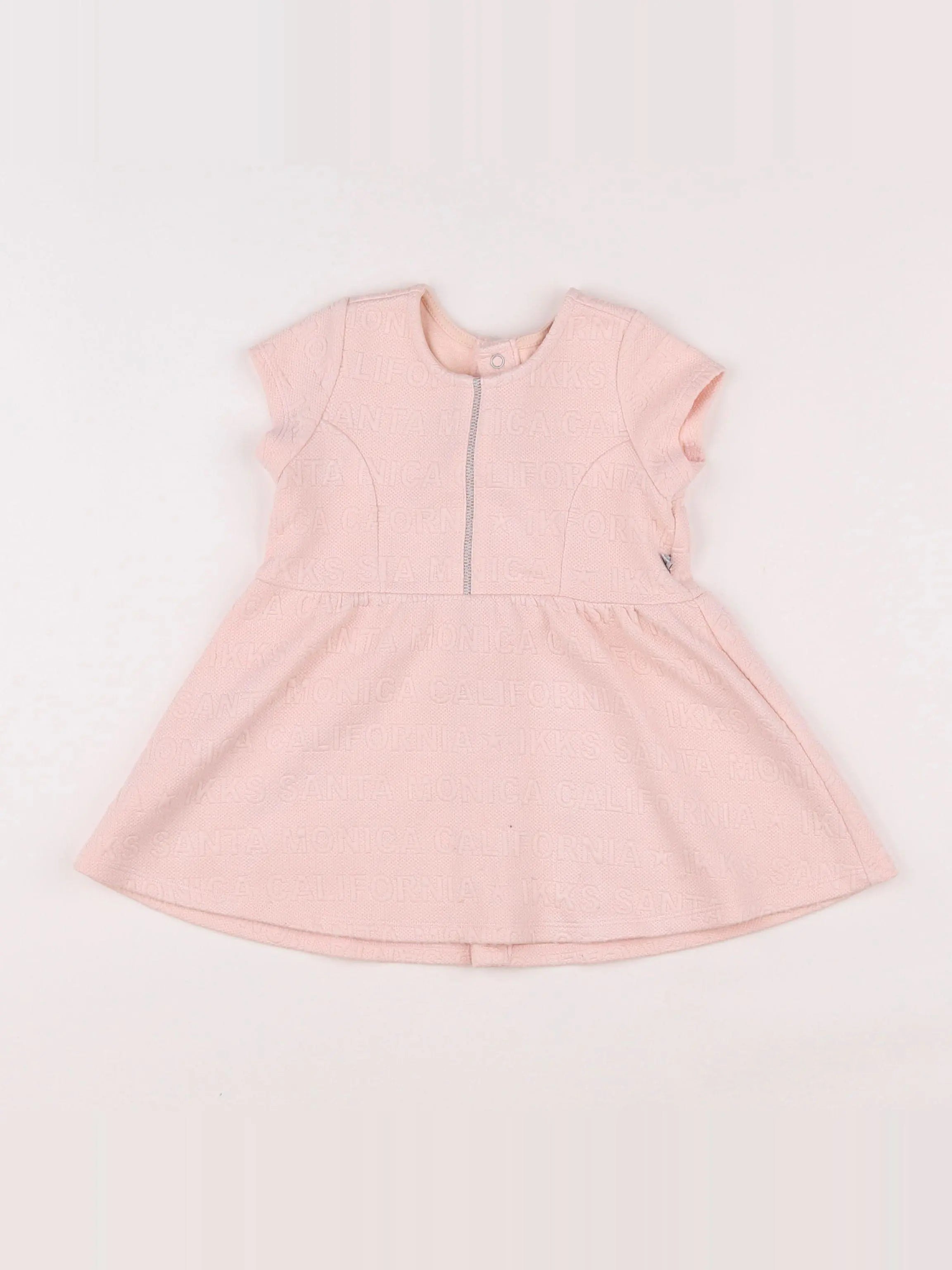 IKKS - robe rose - 12 mois