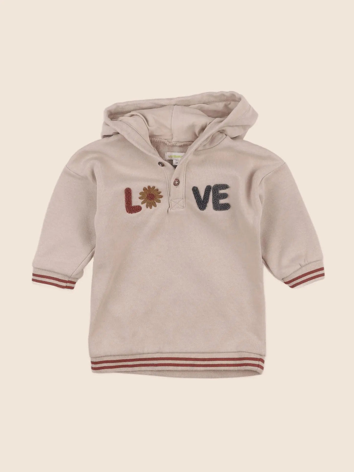 Vertbaudet - robe beige - 12 mois