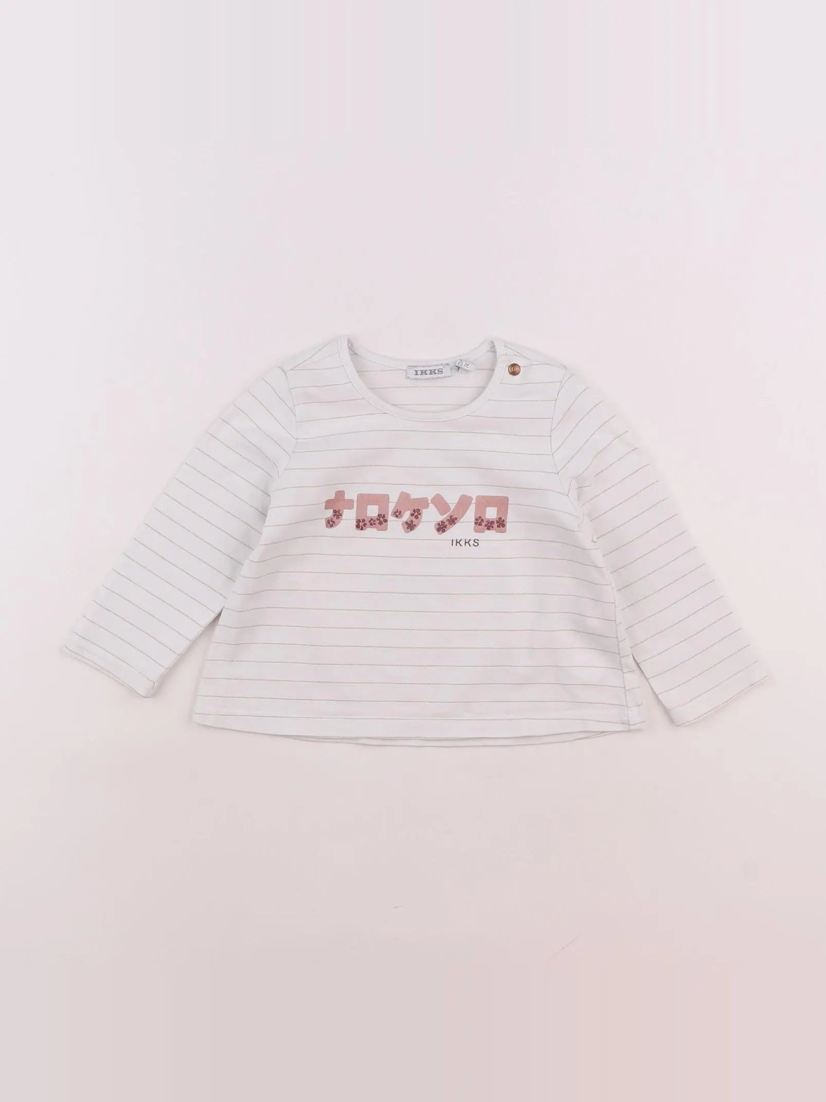 IKKS - tee-shirt blanc - 12 mois