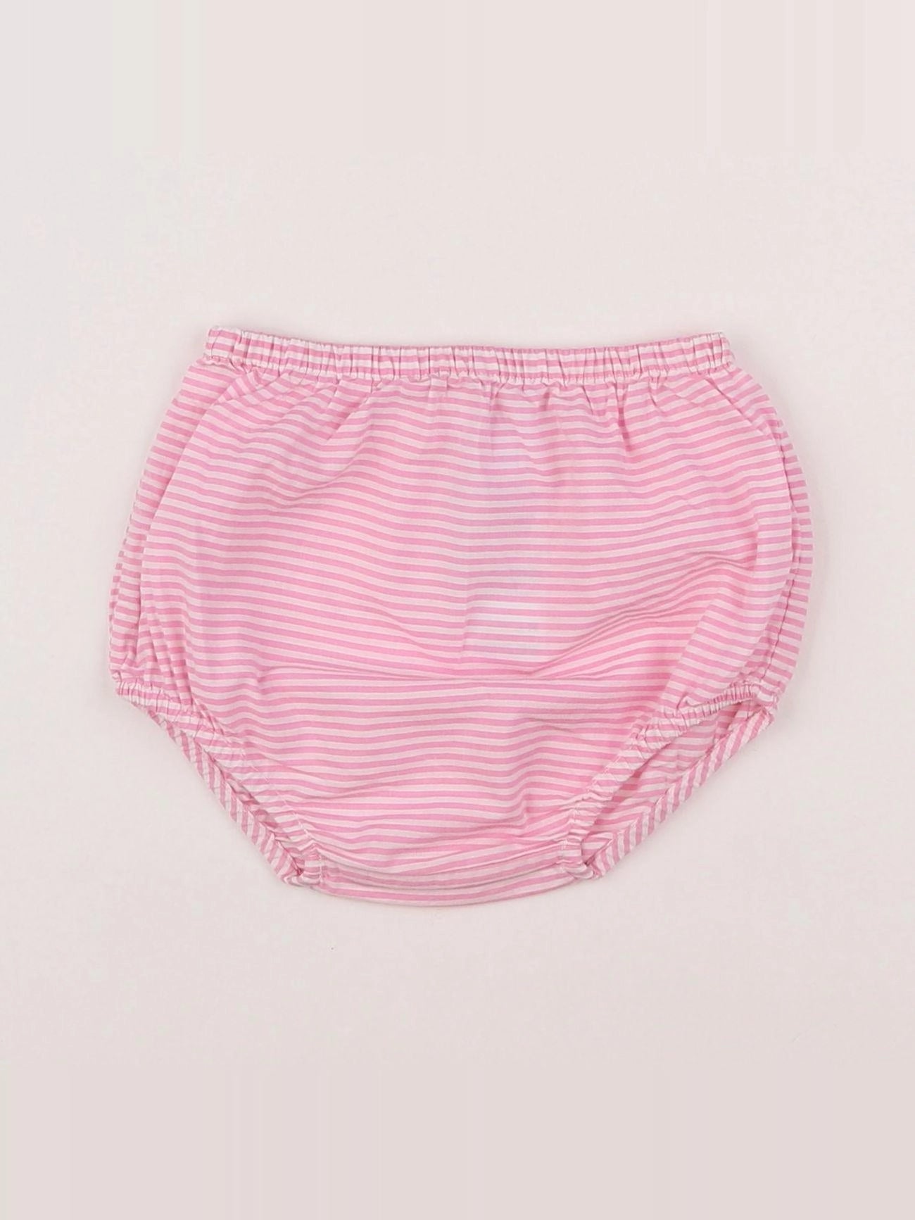 Jacadi - bloomer blanc, rose - 12 mois