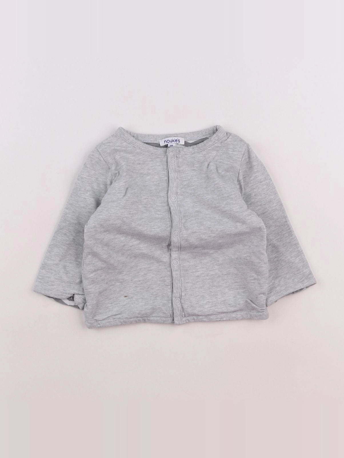 Noukie's - gilet gris - 6 mois