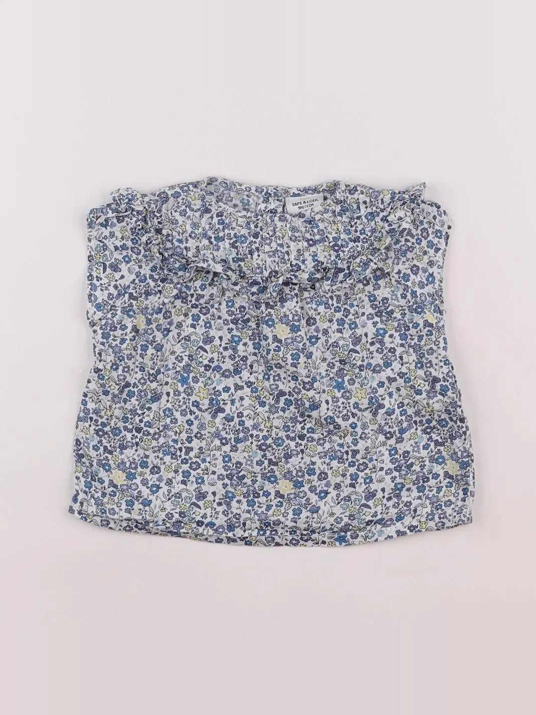 Tape à l'oeil - blouse bleu - 9 mois