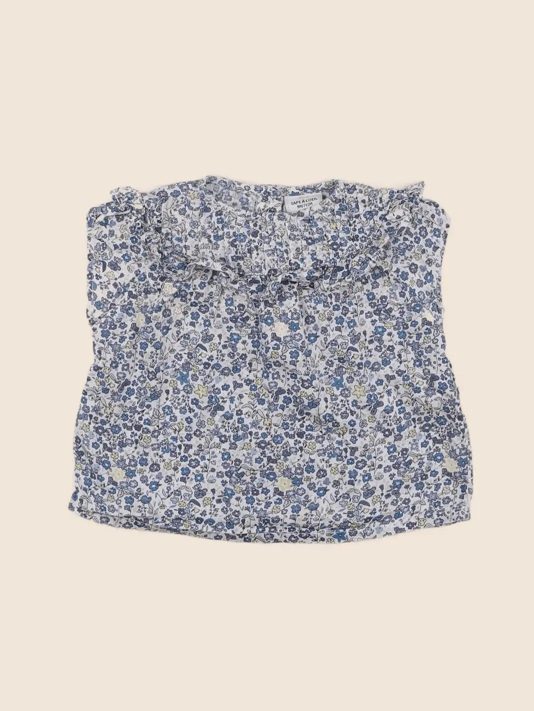 Tape à l'oeil - blouse bleu - 9 mois