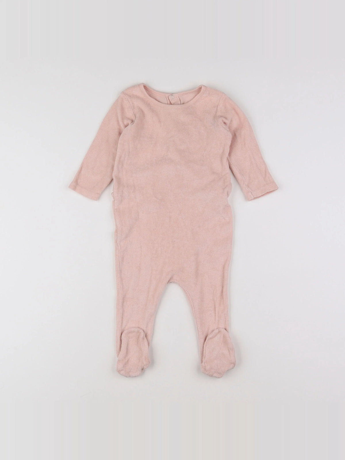 Bonton - pyjama coton rose - 12 mois