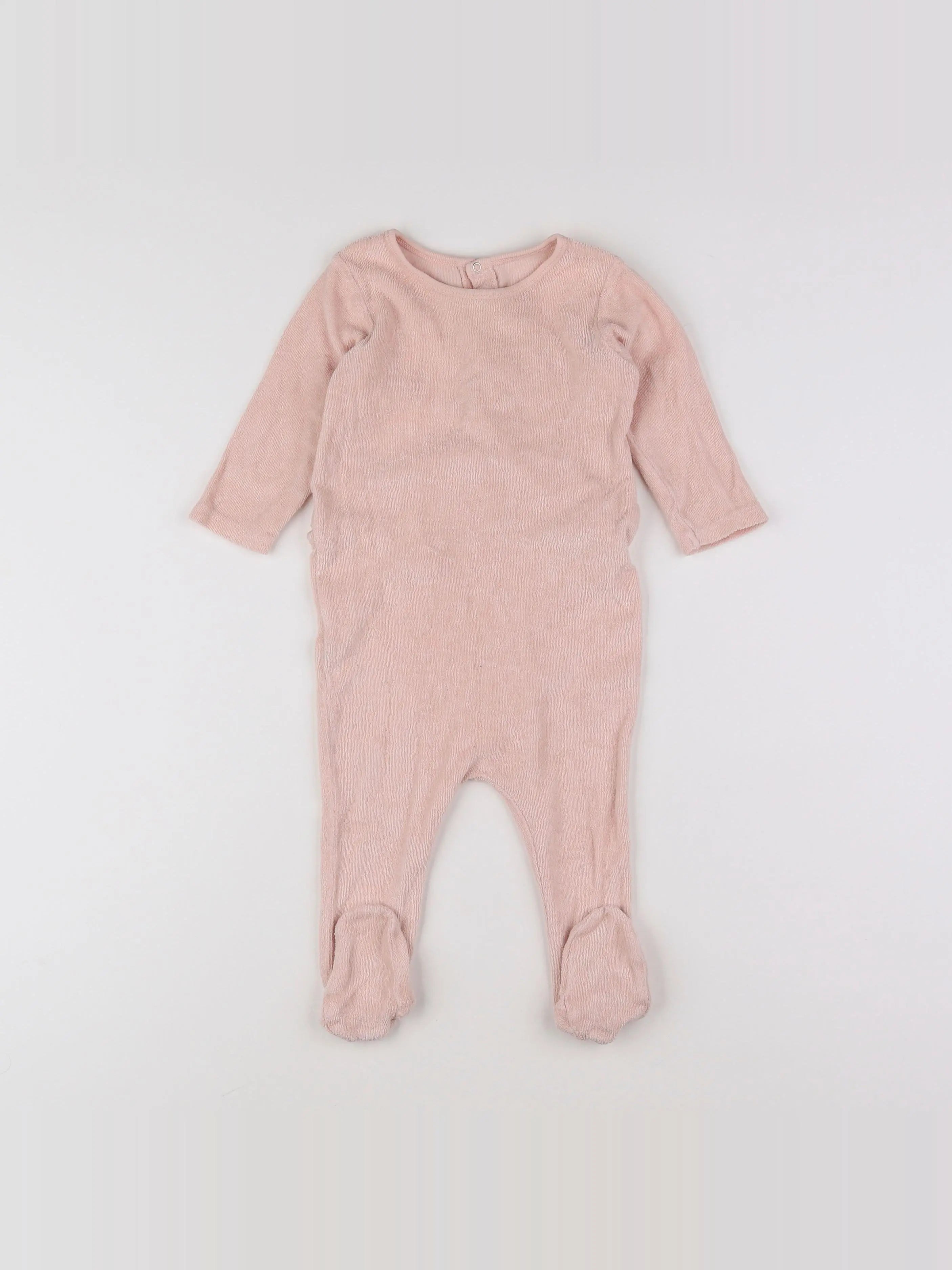 Bonton - pyjama coton rose - 12 mois