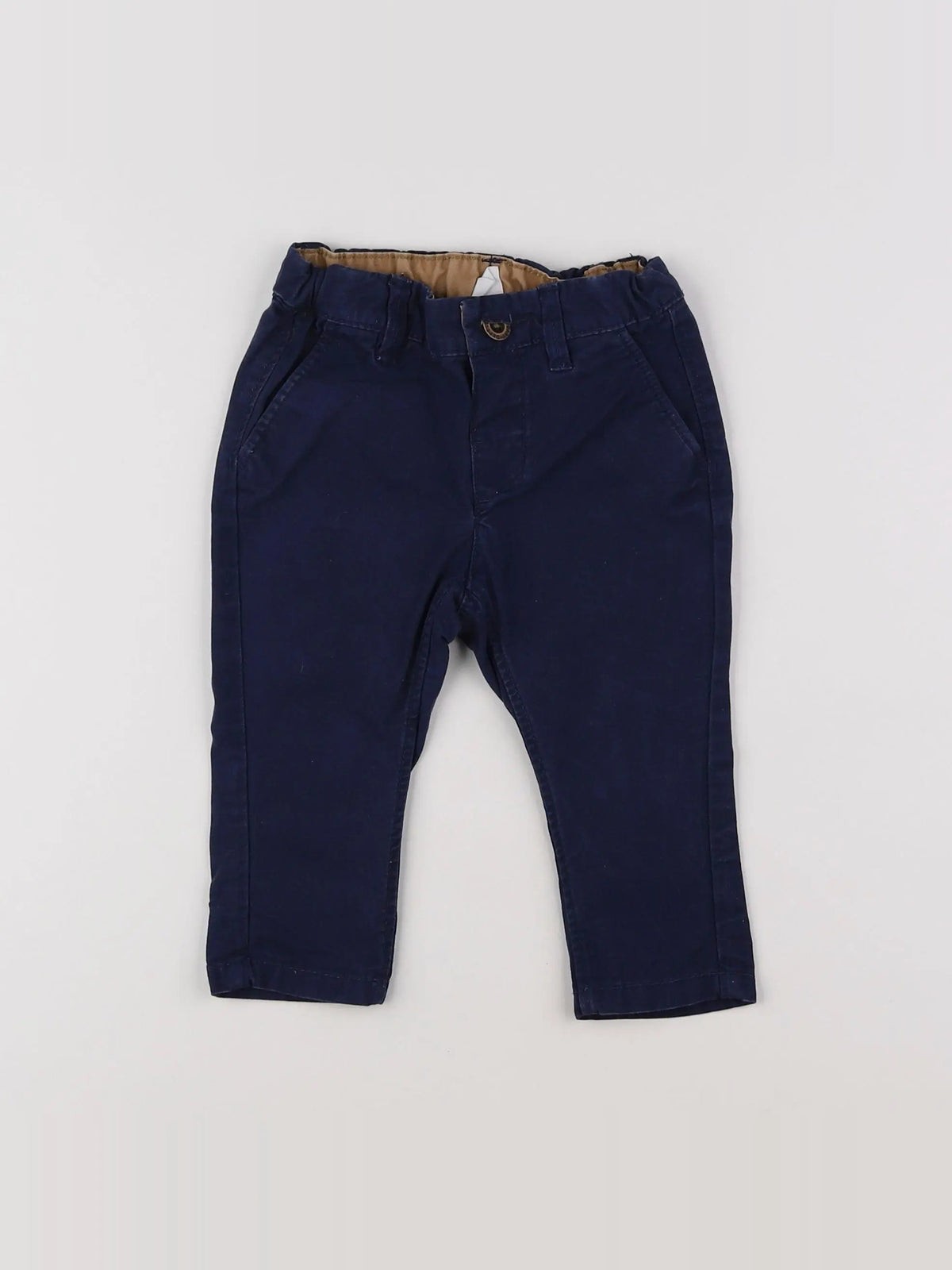 H&M - pantalon bleu - 3/6 mois