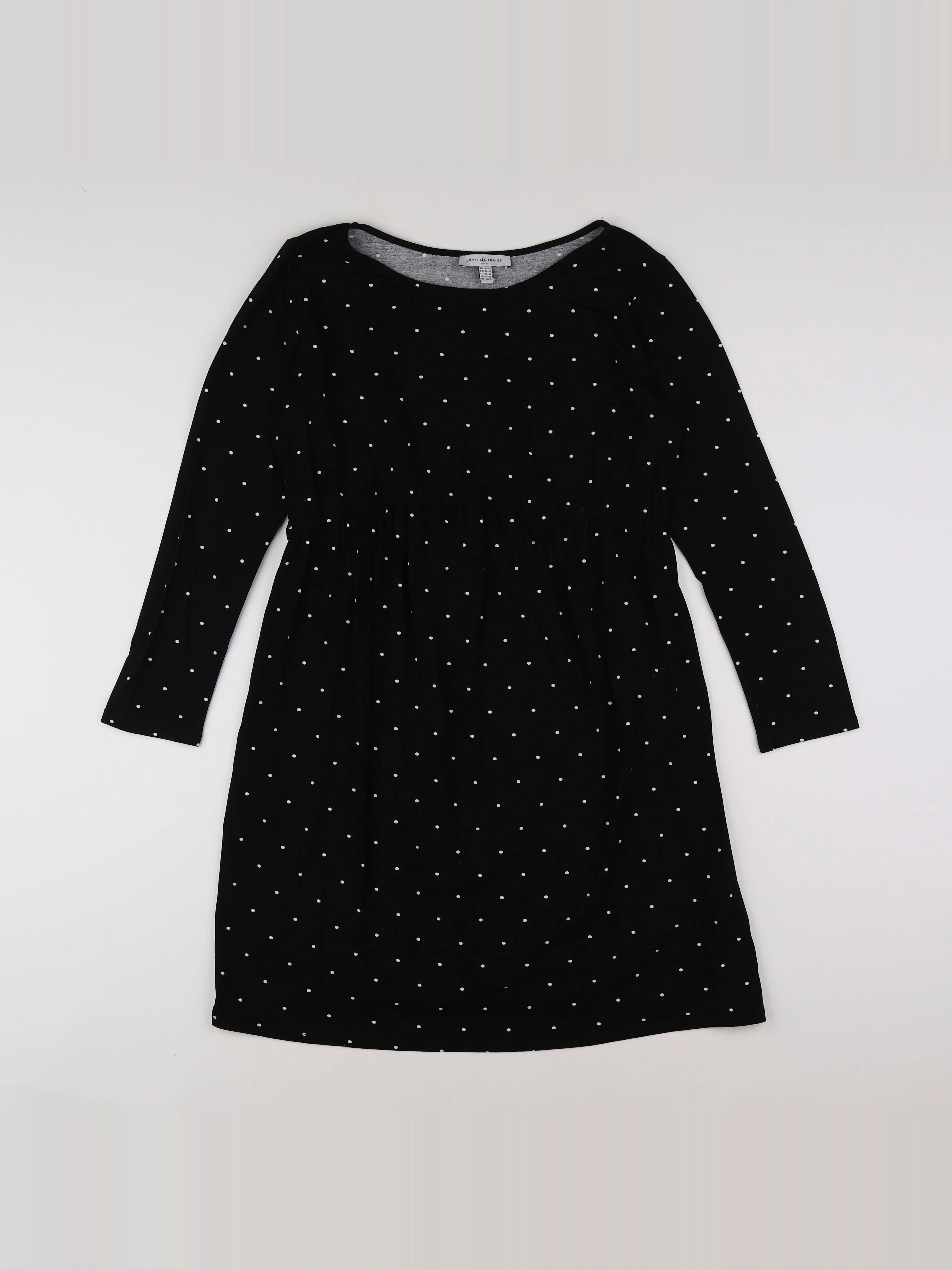 Envie de fraise - robe allaitement noir - 42 à 44