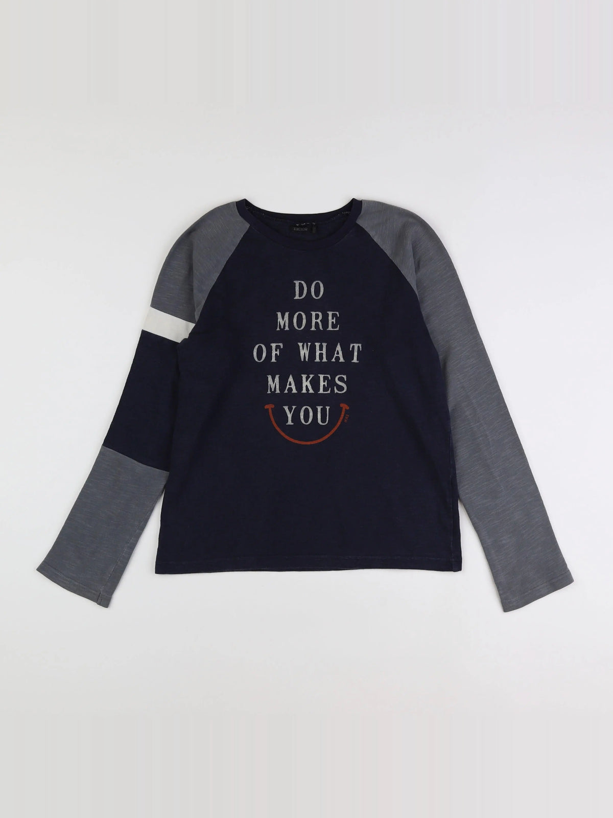 IKKS - tee-shirt bleu, gris - 12 ans