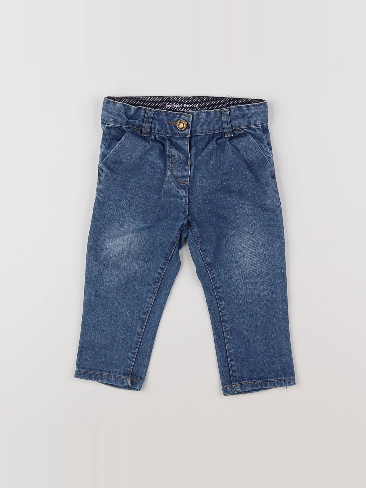 Boutchou - jean bleu - 9 mois