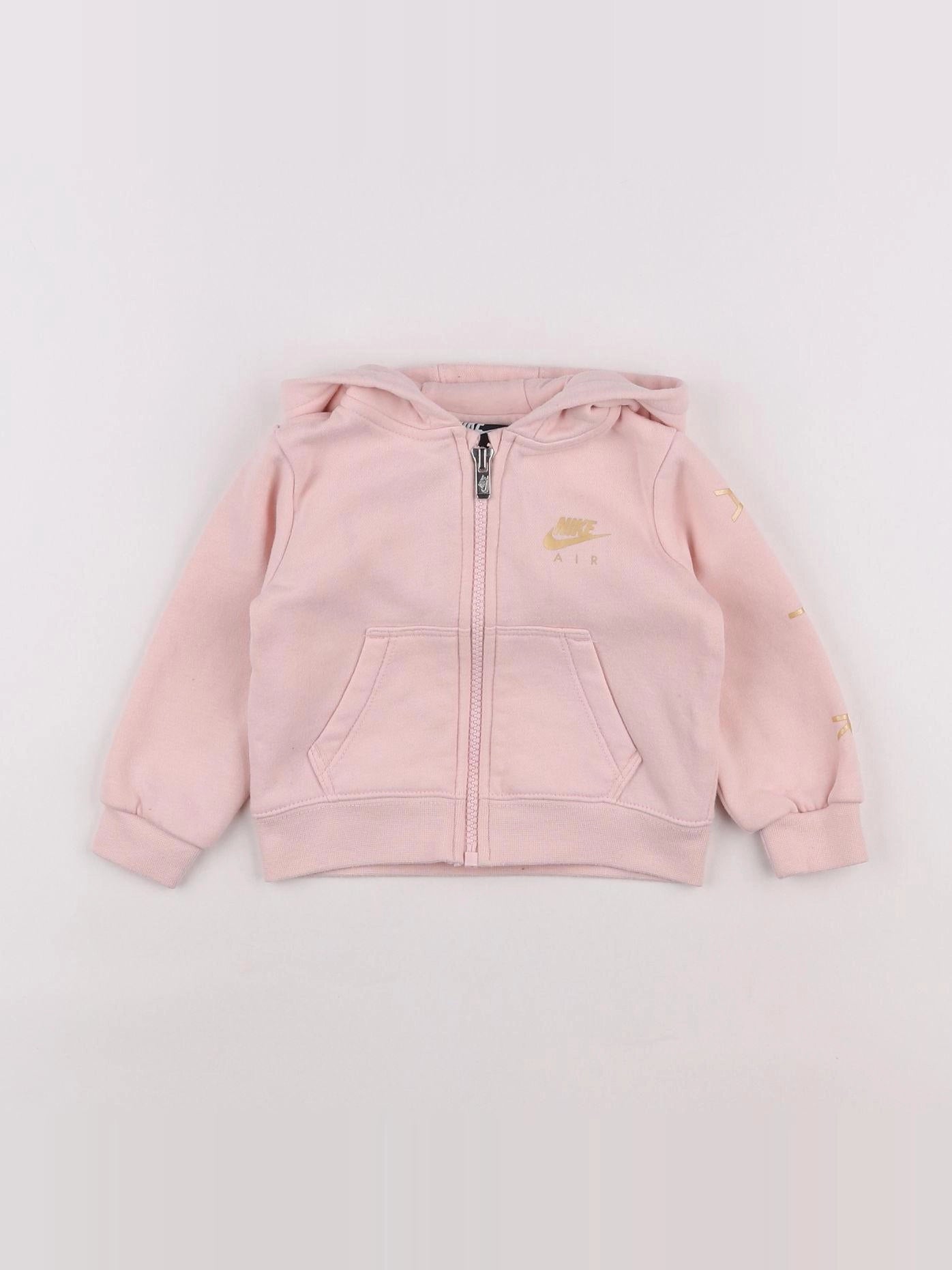 Nike - sweat rose - 12 mois