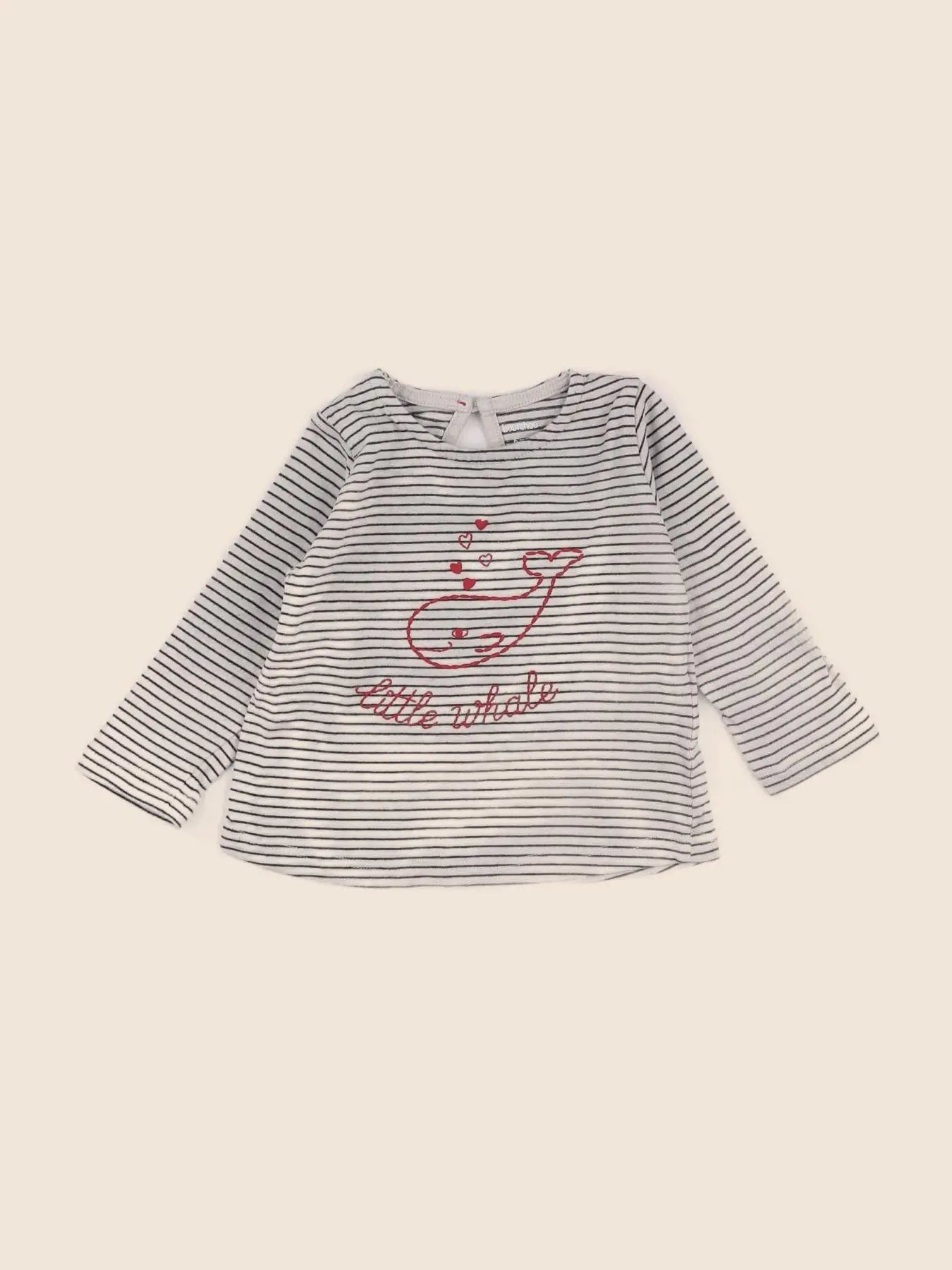 Boutchou - tee-shirt beige - 6 mois