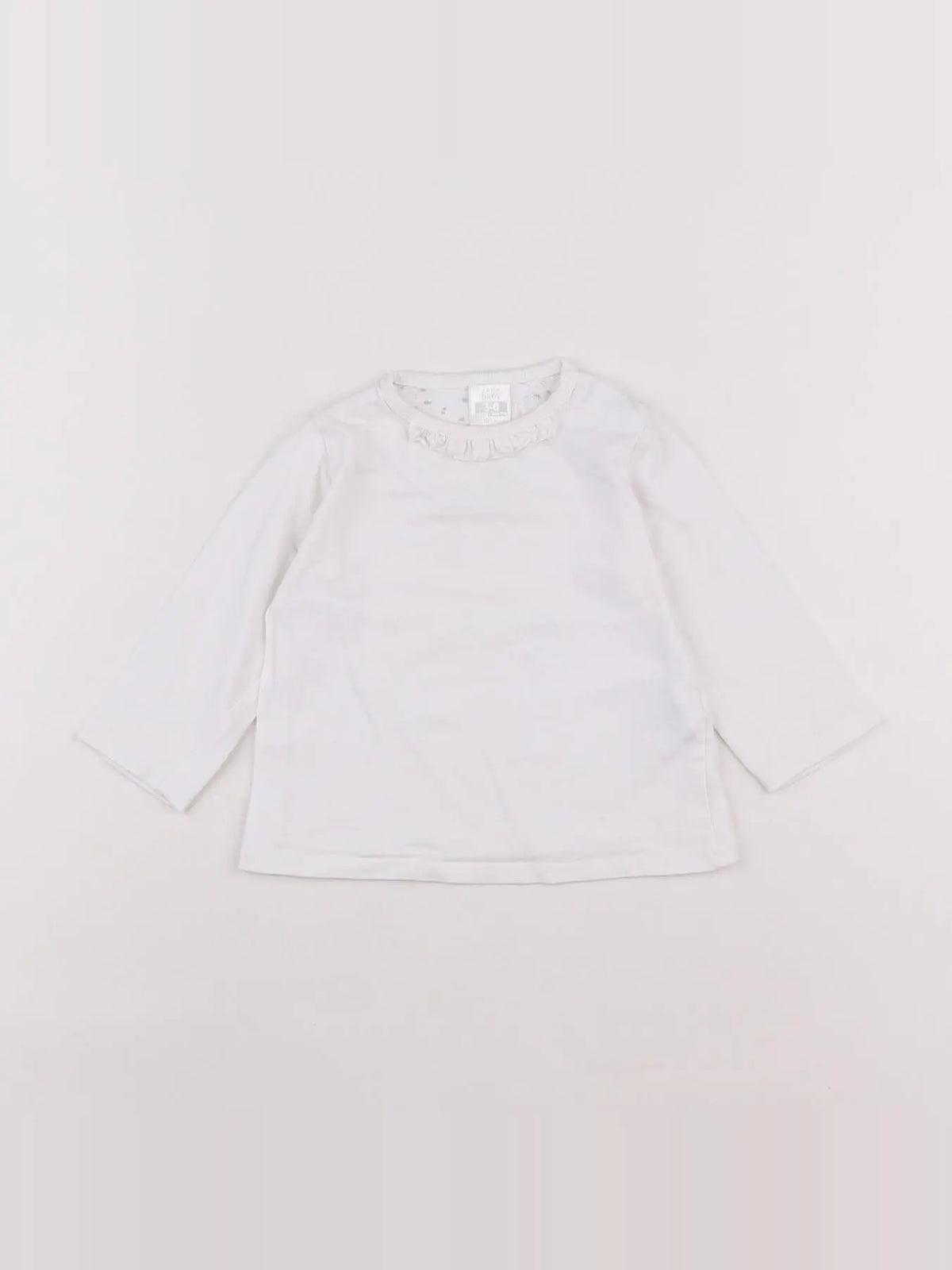 Zara - tee-shirt blanc - 3/6 mois