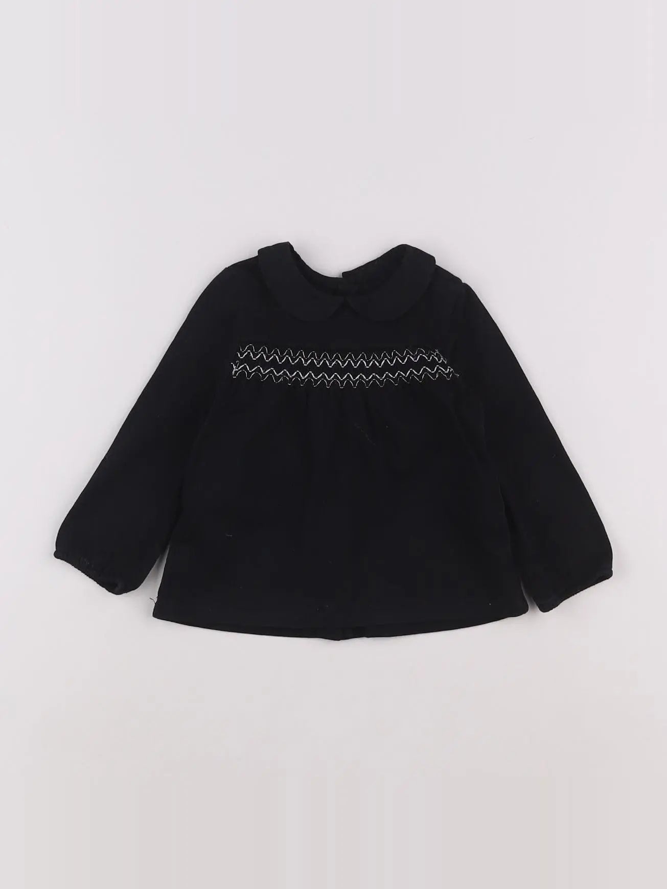 Natalys - blouse noir - 9 mois