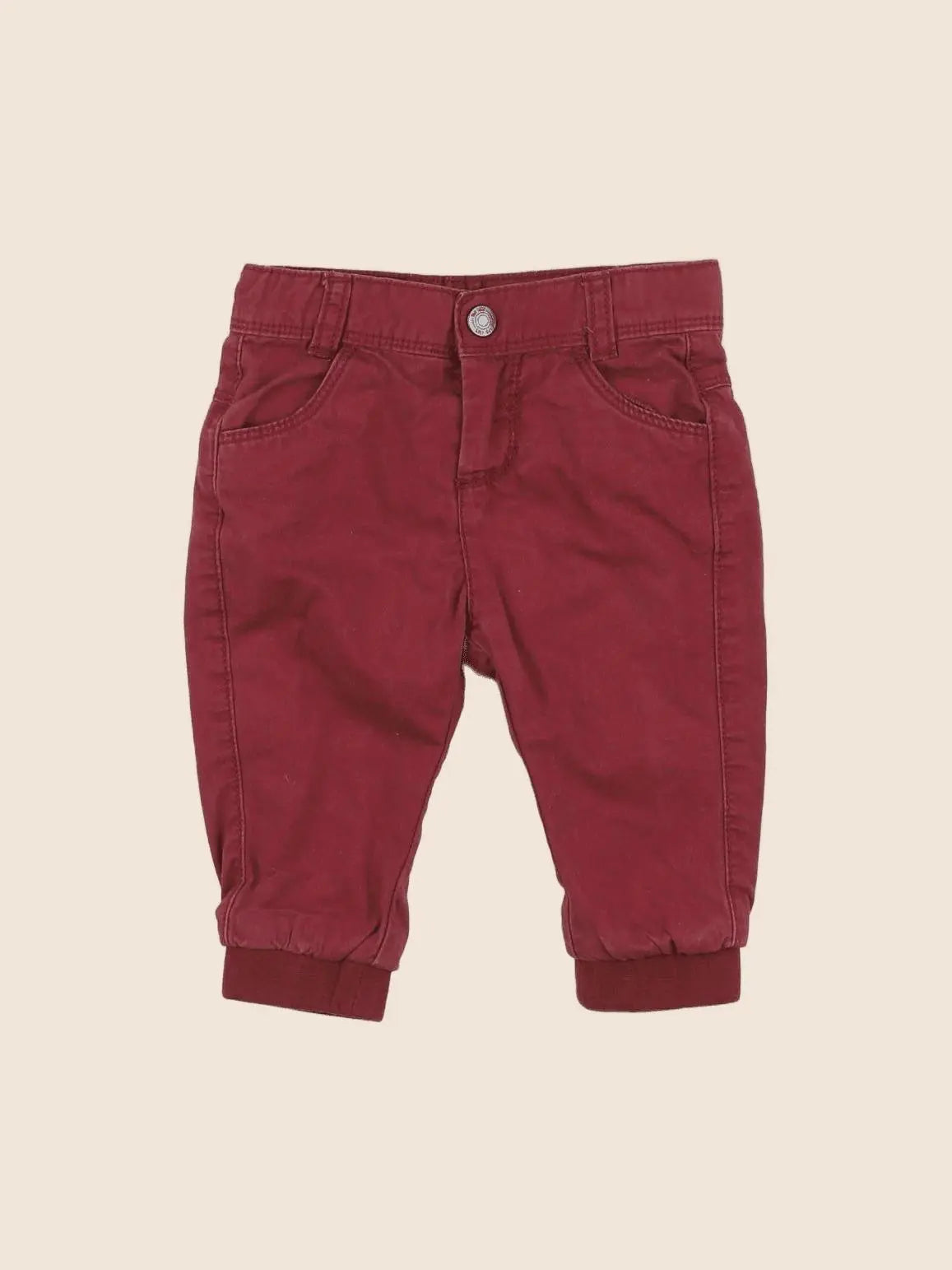 Tape à l'oeil - pantalon rouge - 6 mois