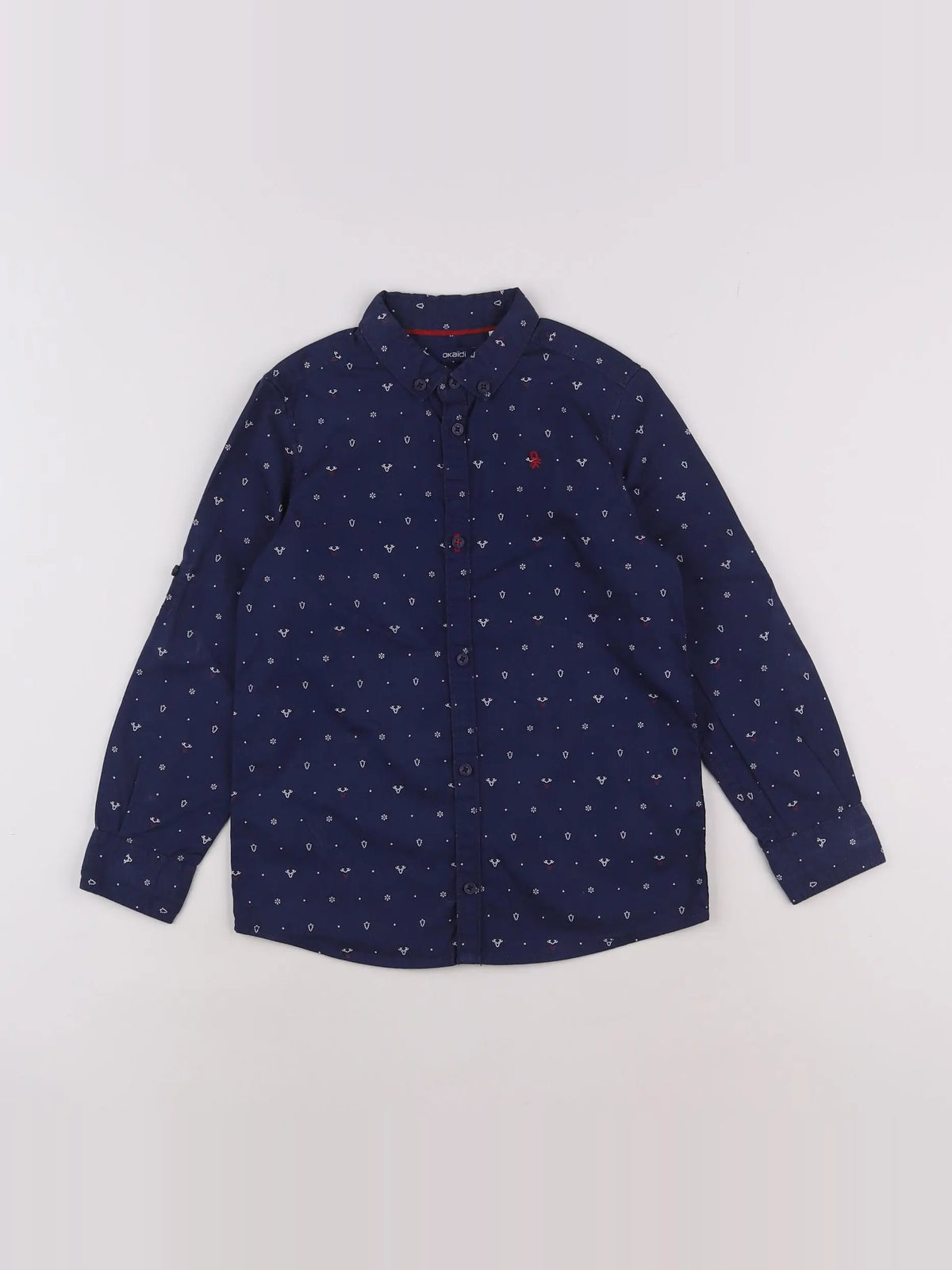Okaidi - chemise bleu - 6 ans