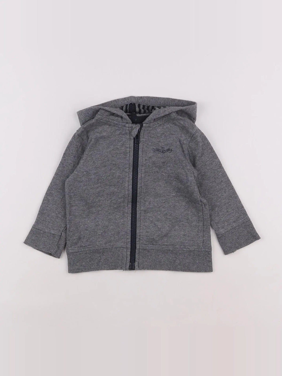 IKKS - sweat gris - 12 mois