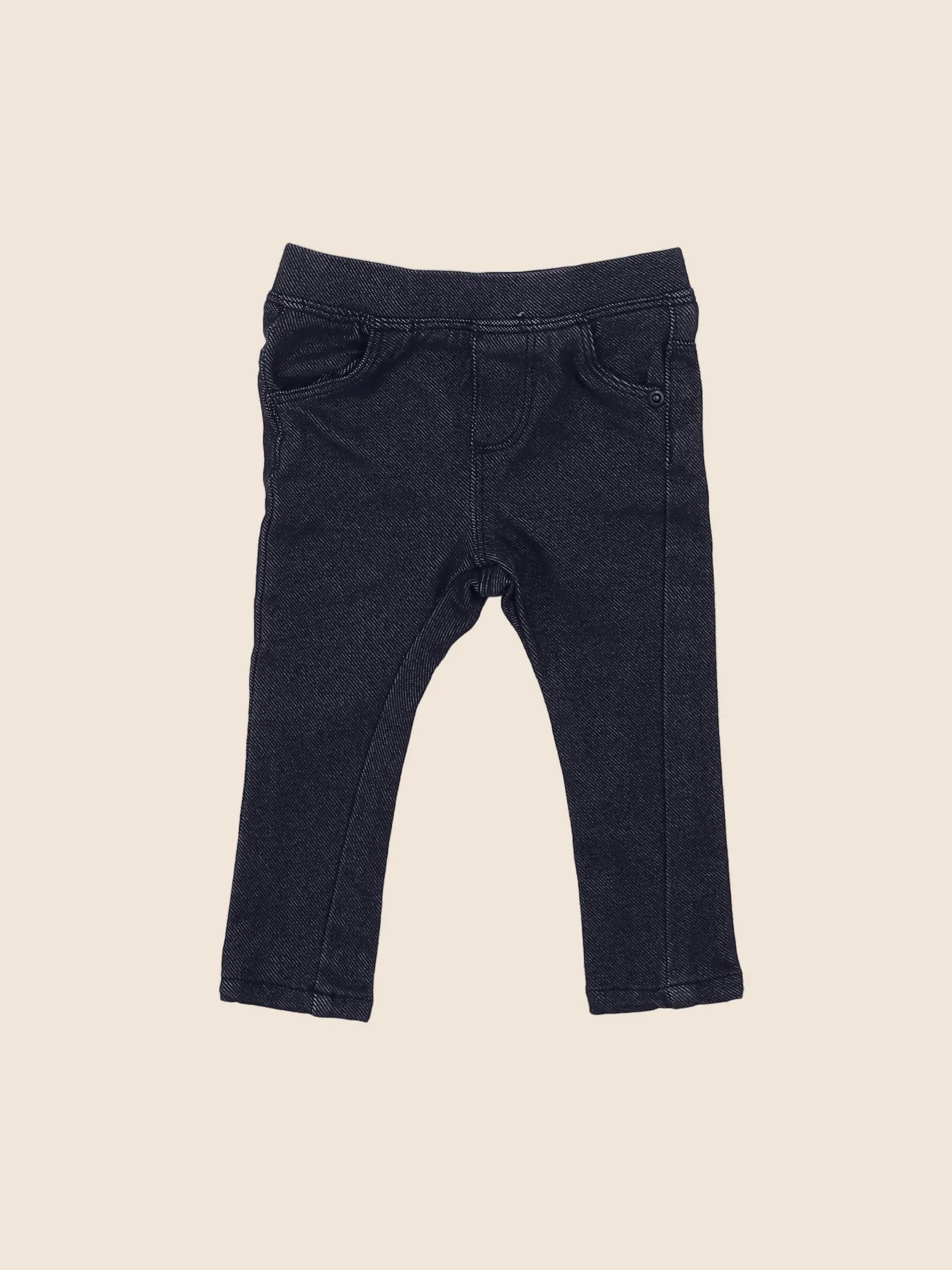 Vertbaudet - jegging bleu - 9 mois