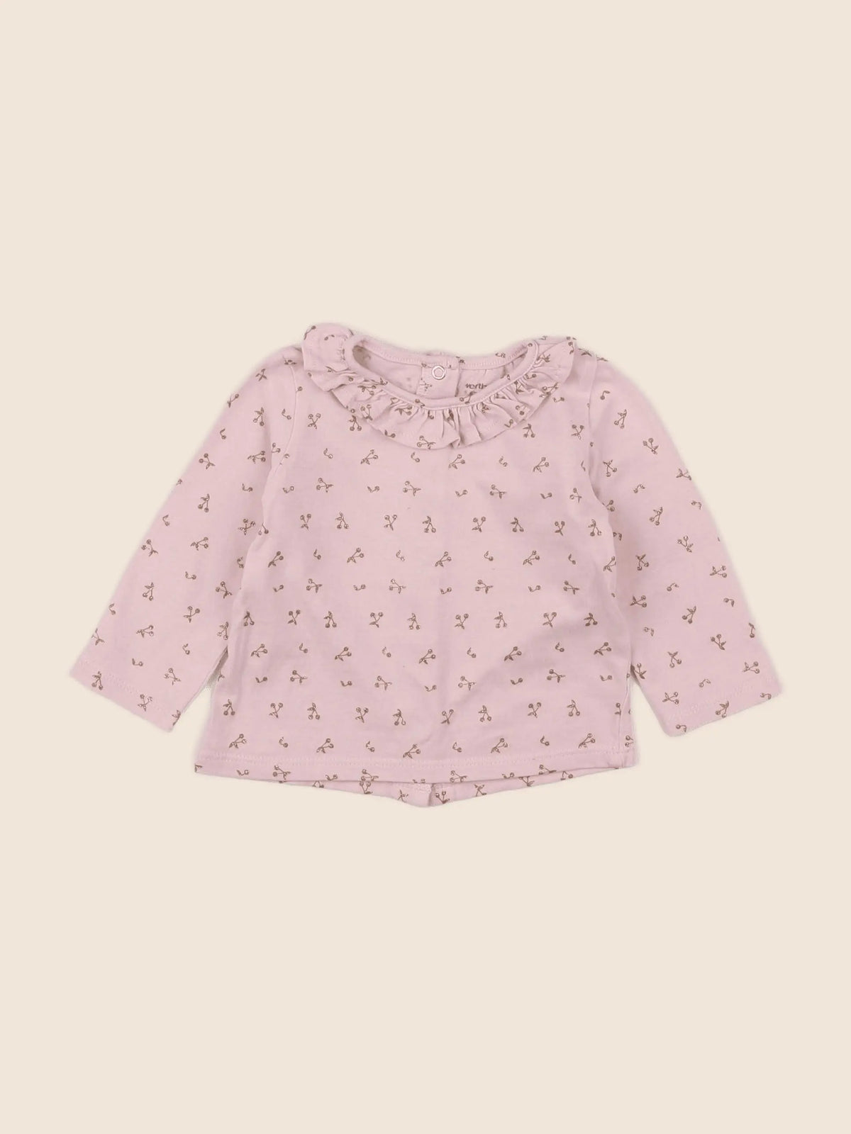 Vertbaudet - tee-shirt rose - 6 mois