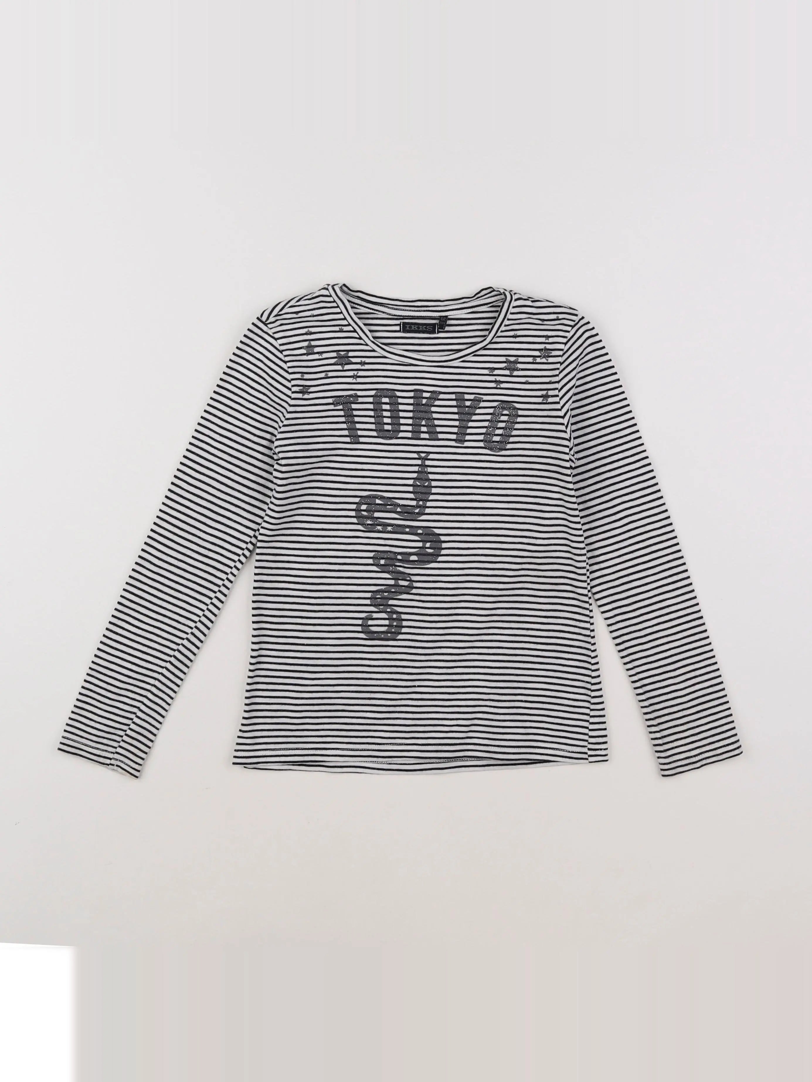 IKKS - tee-shirt noir - 6 ans