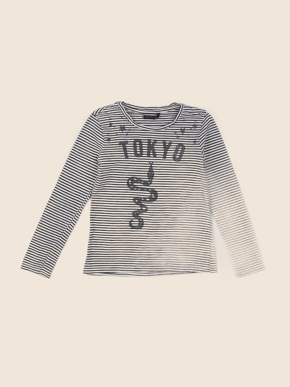 IKKS - tee-shirt noir - 6 ans