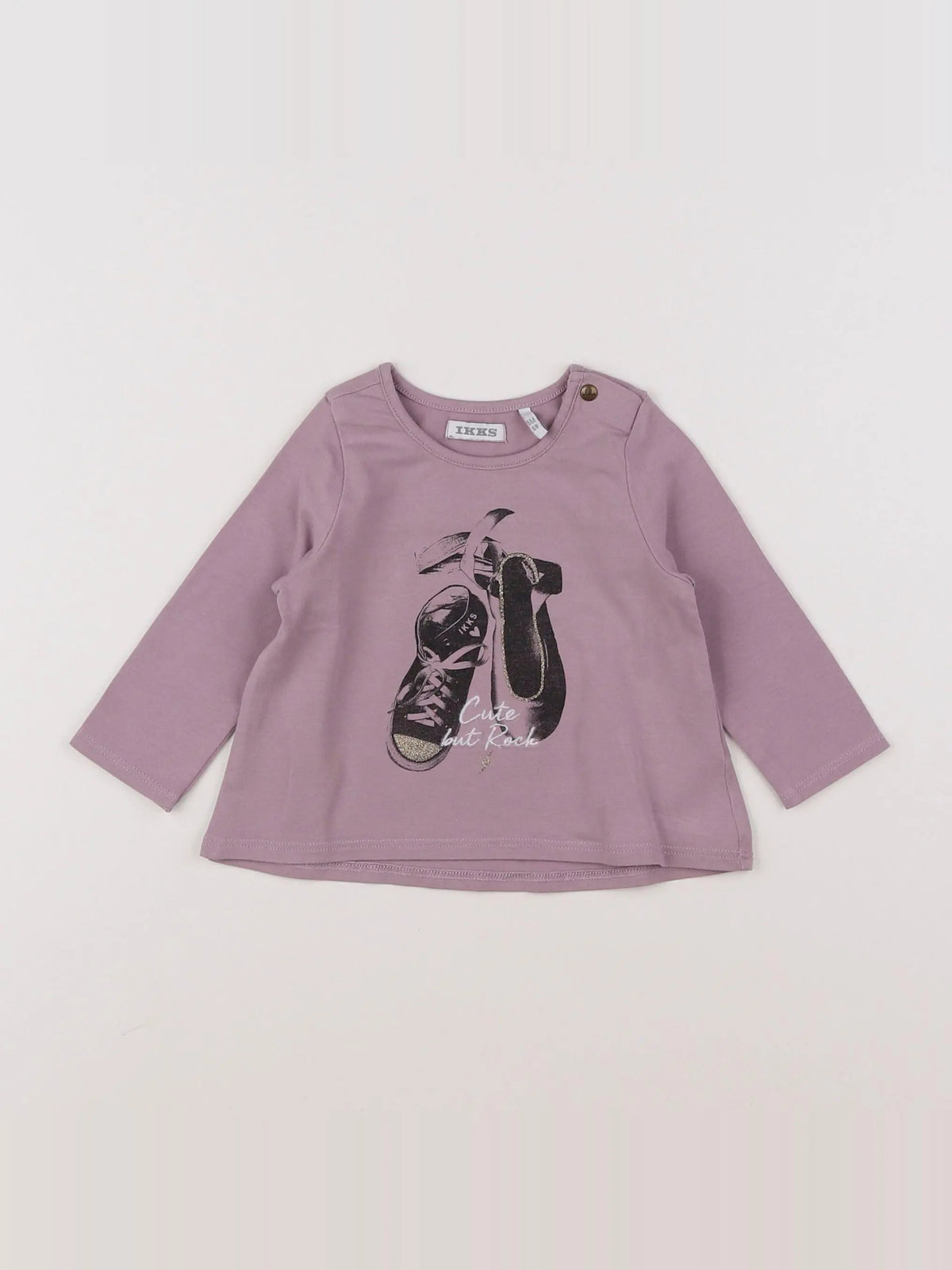 IKKS - tee-shirt violet - 6 mois