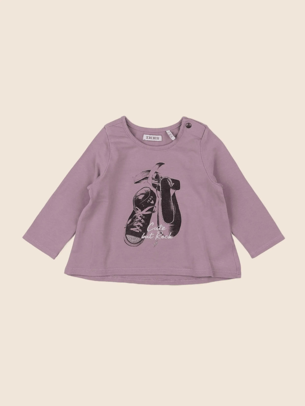 IKKS - tee-shirt violet - 6 mois