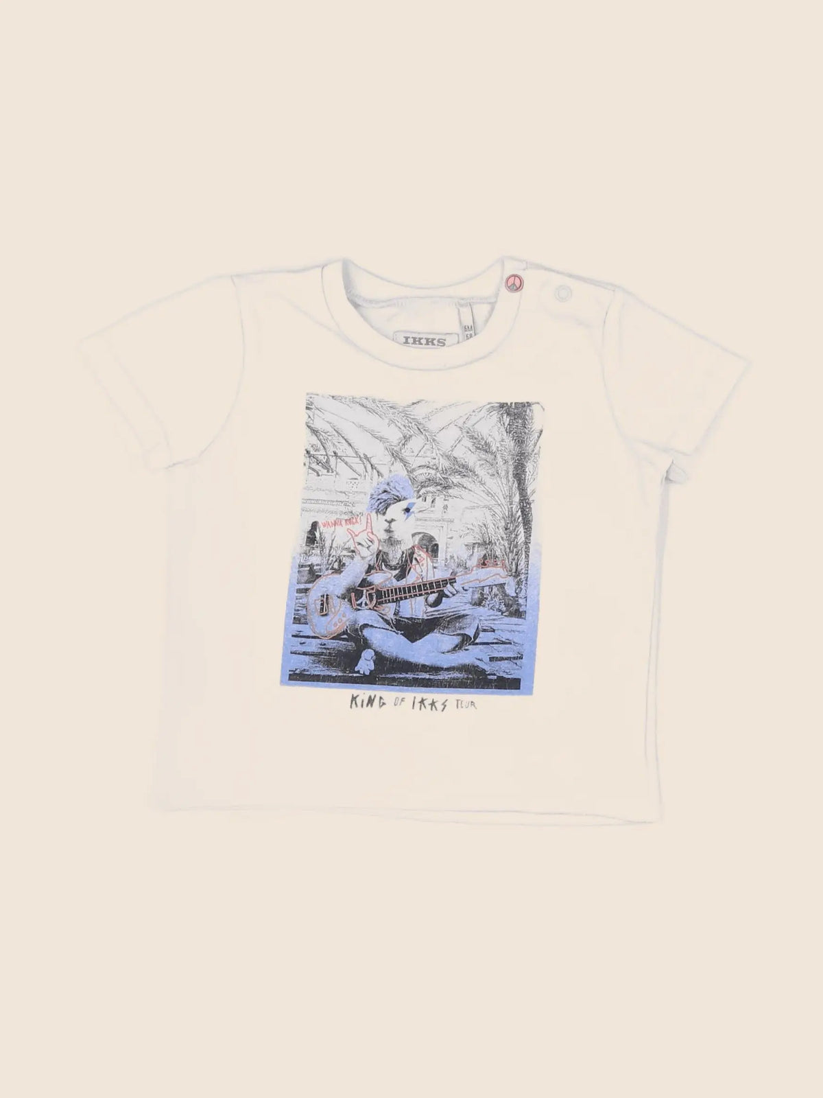 IKKS - tee-shirt multicolore - 6 mois