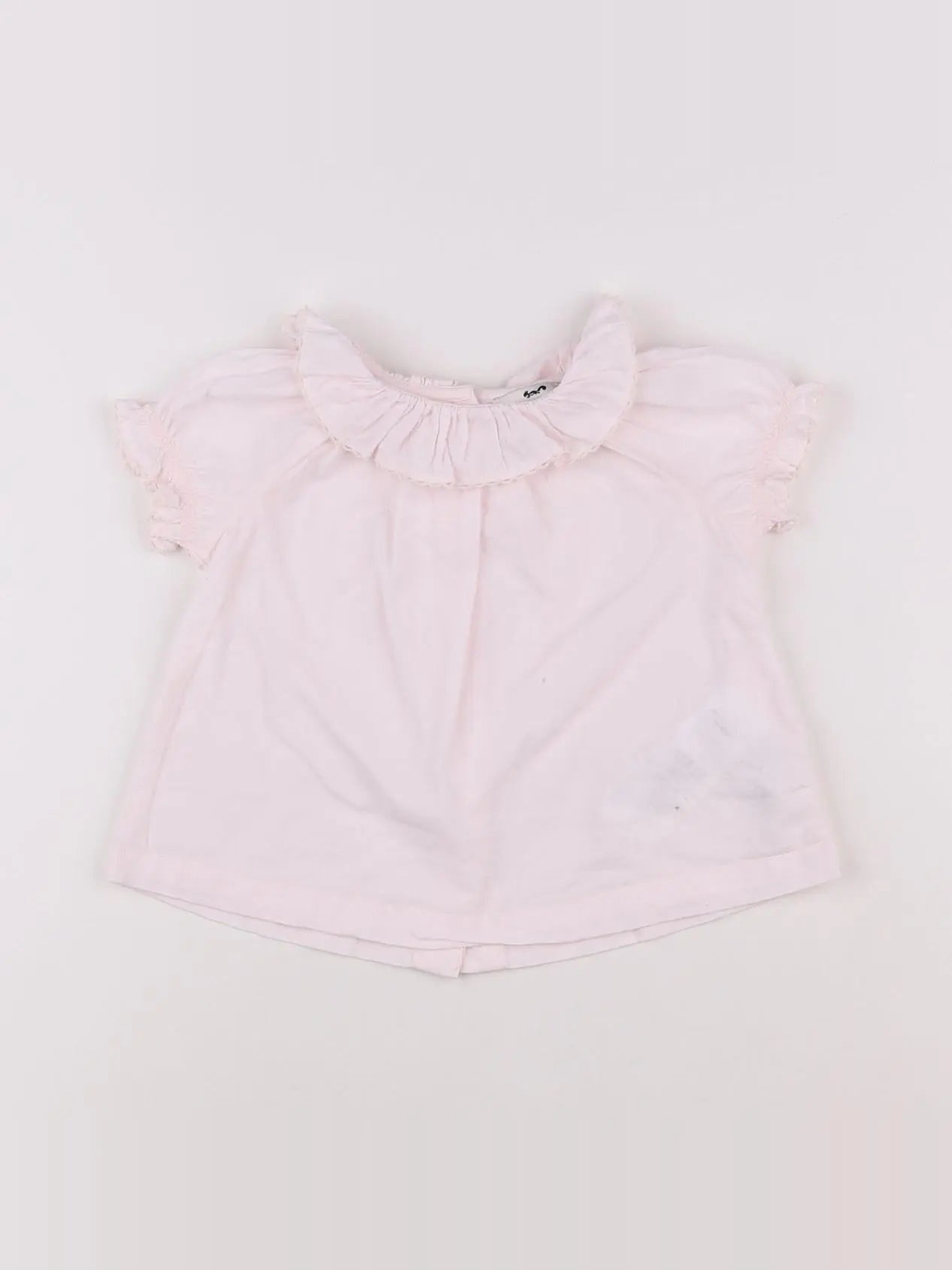 Cyrillus - blouse rose - 12 mois
