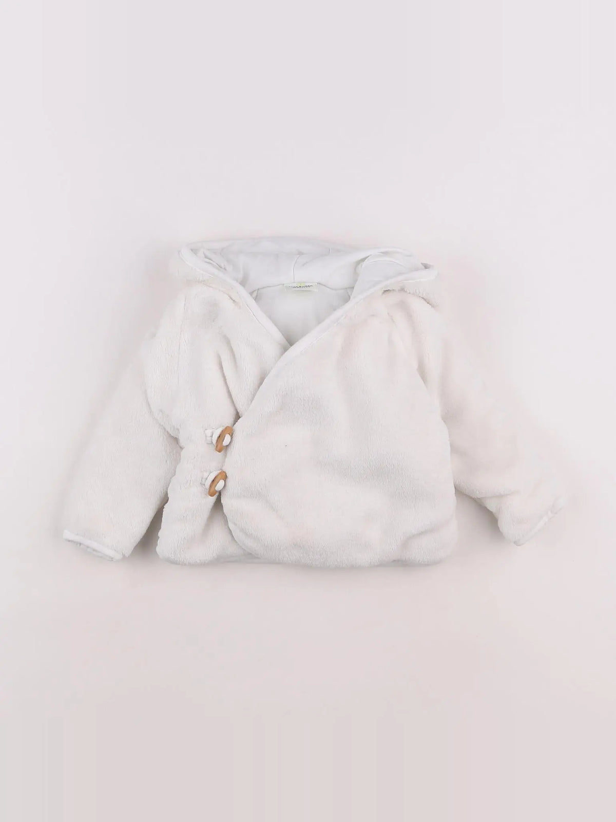 Tape à l'oeil - veste doublé blanc - 12 mois