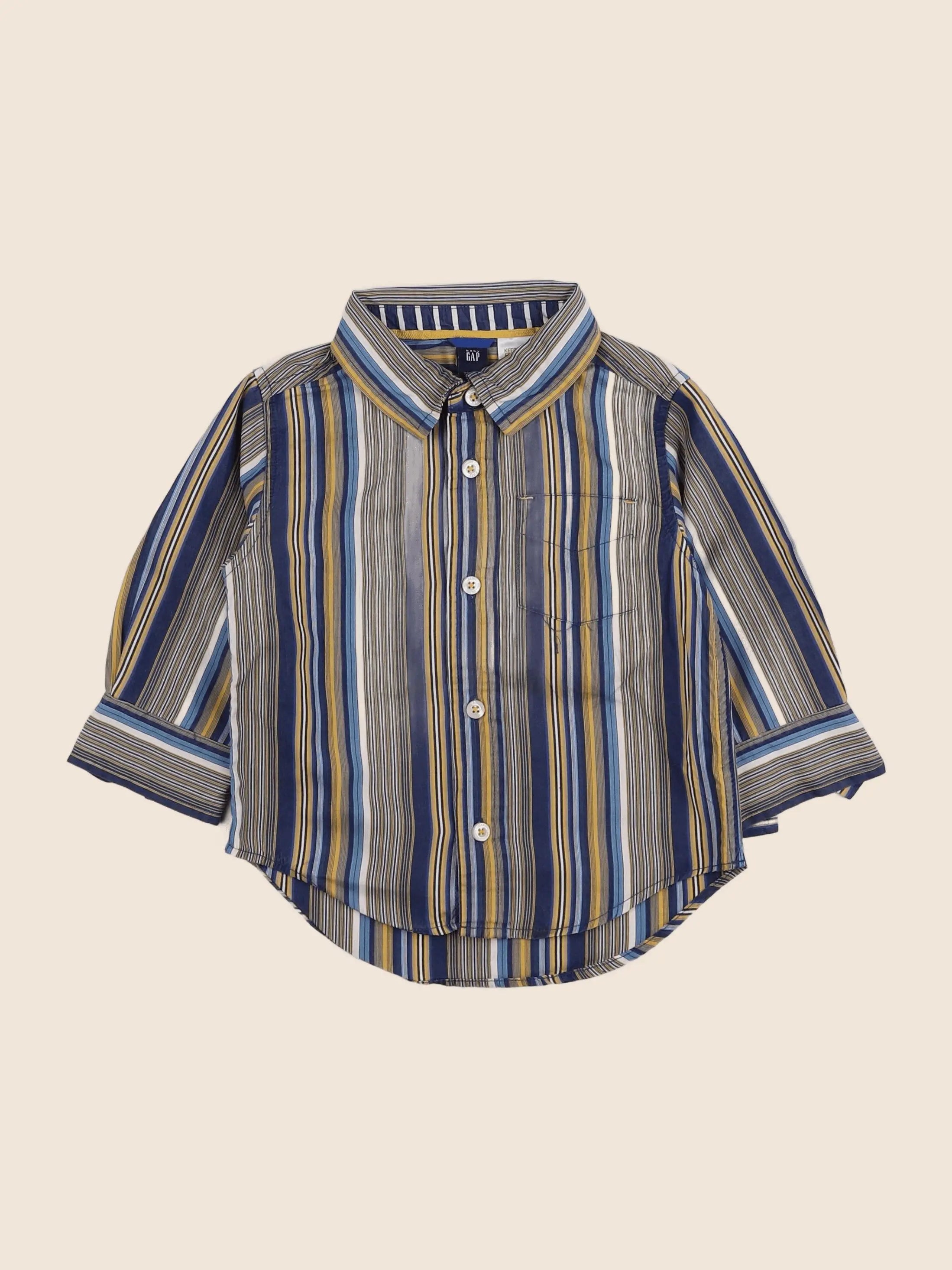 GAP - chemise bleu - 18 mois à 2 ans