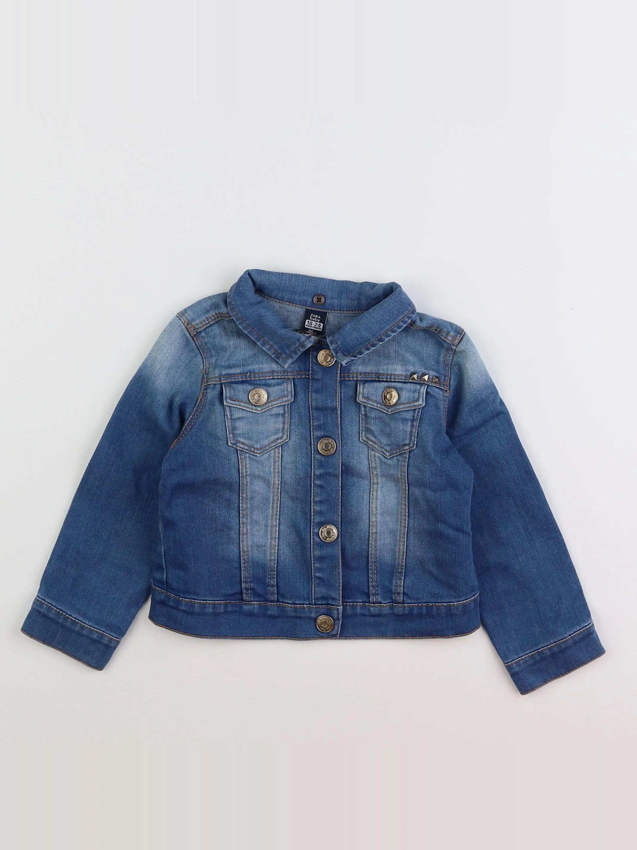 Zara - veste bleu - 18 mois à 2 ans