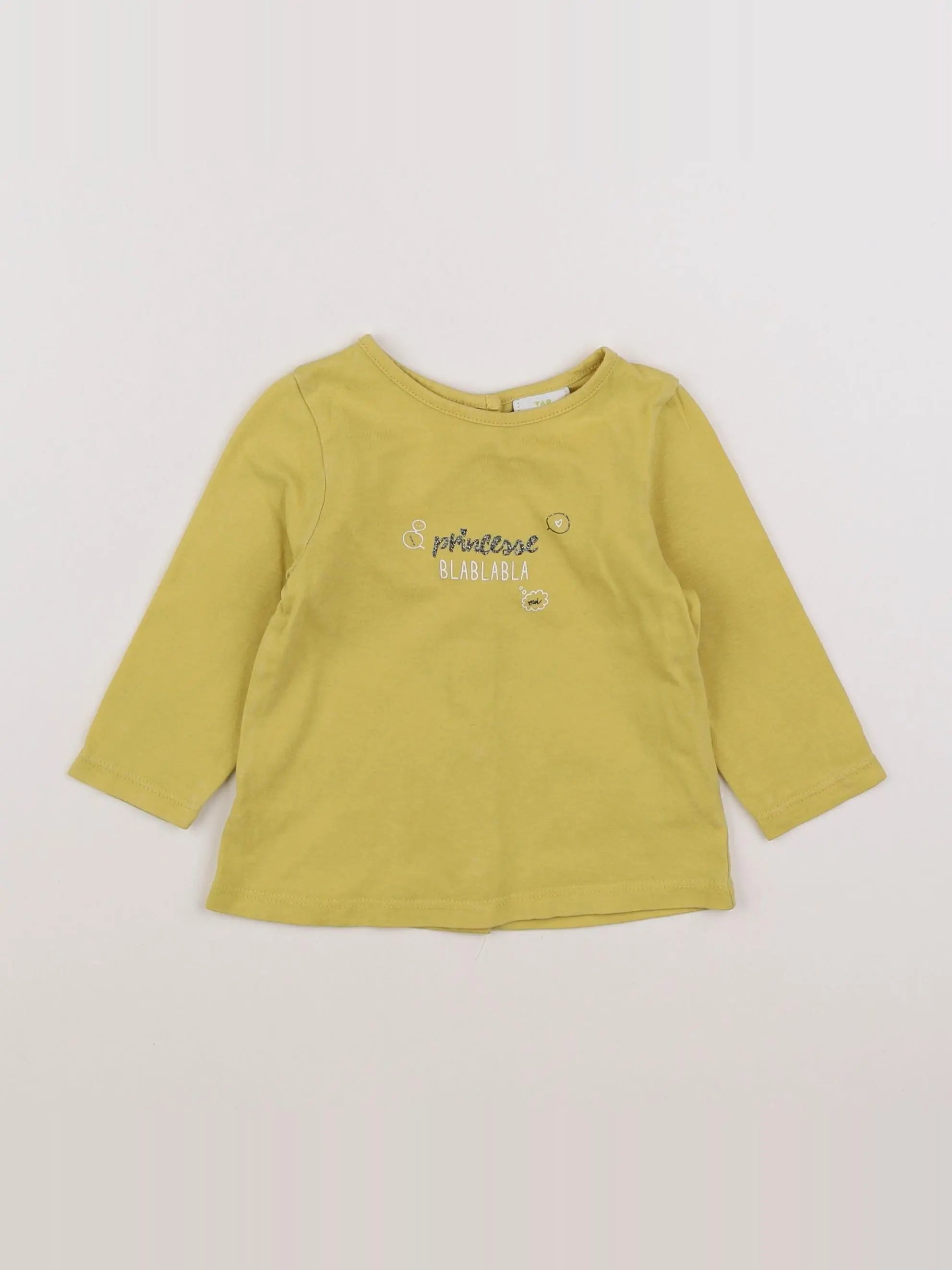 Tape à l'oeil - tee-shirt jaune - 9 mois
