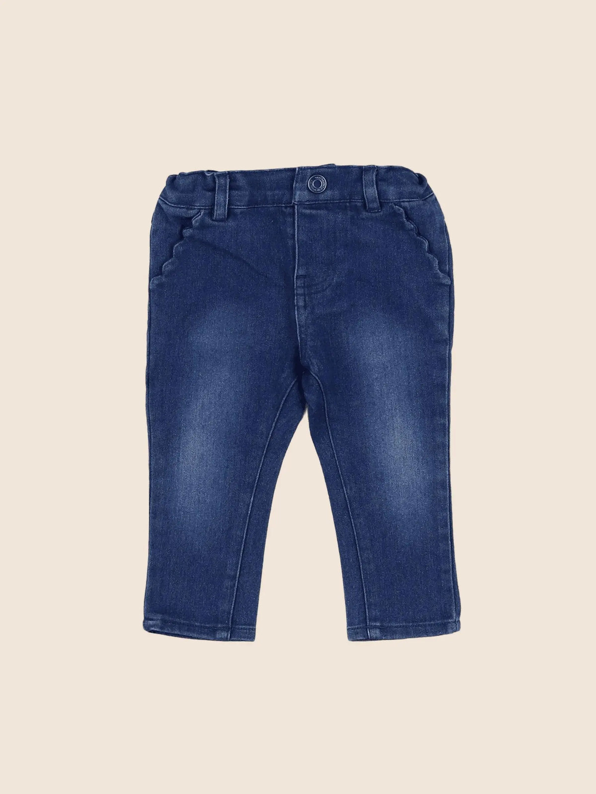 Vertbaudet - jean bleu - 9 mois