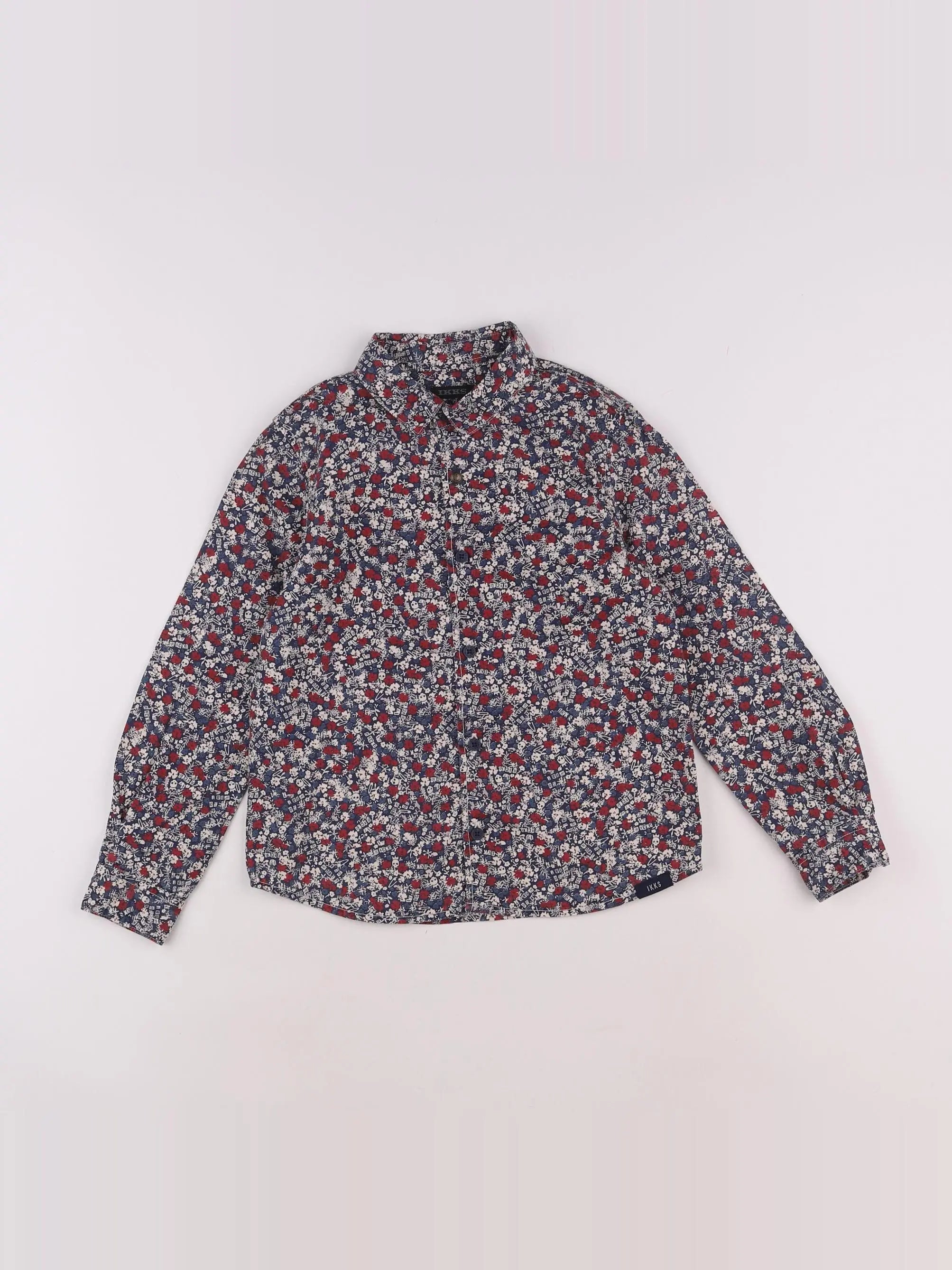 IKKS - chemise rouge - 6 ans