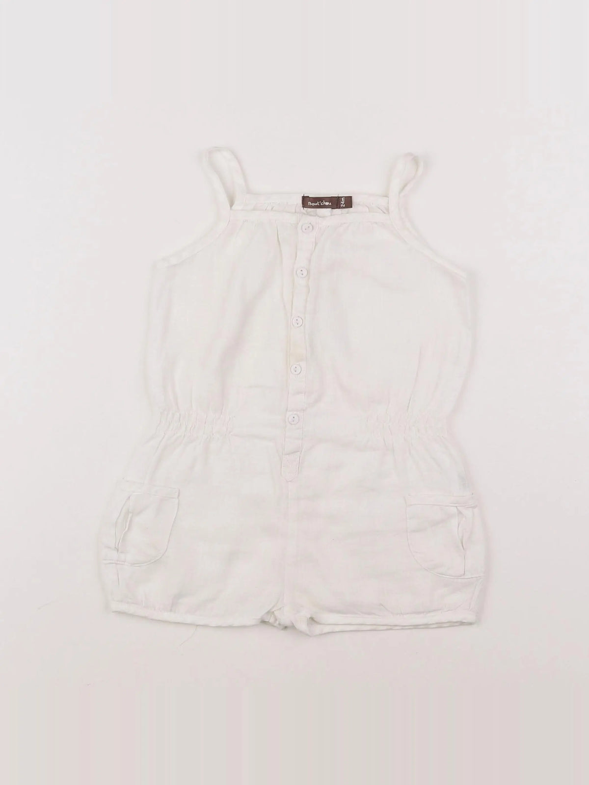 Boutchou - combinaison blanc - 2 ans