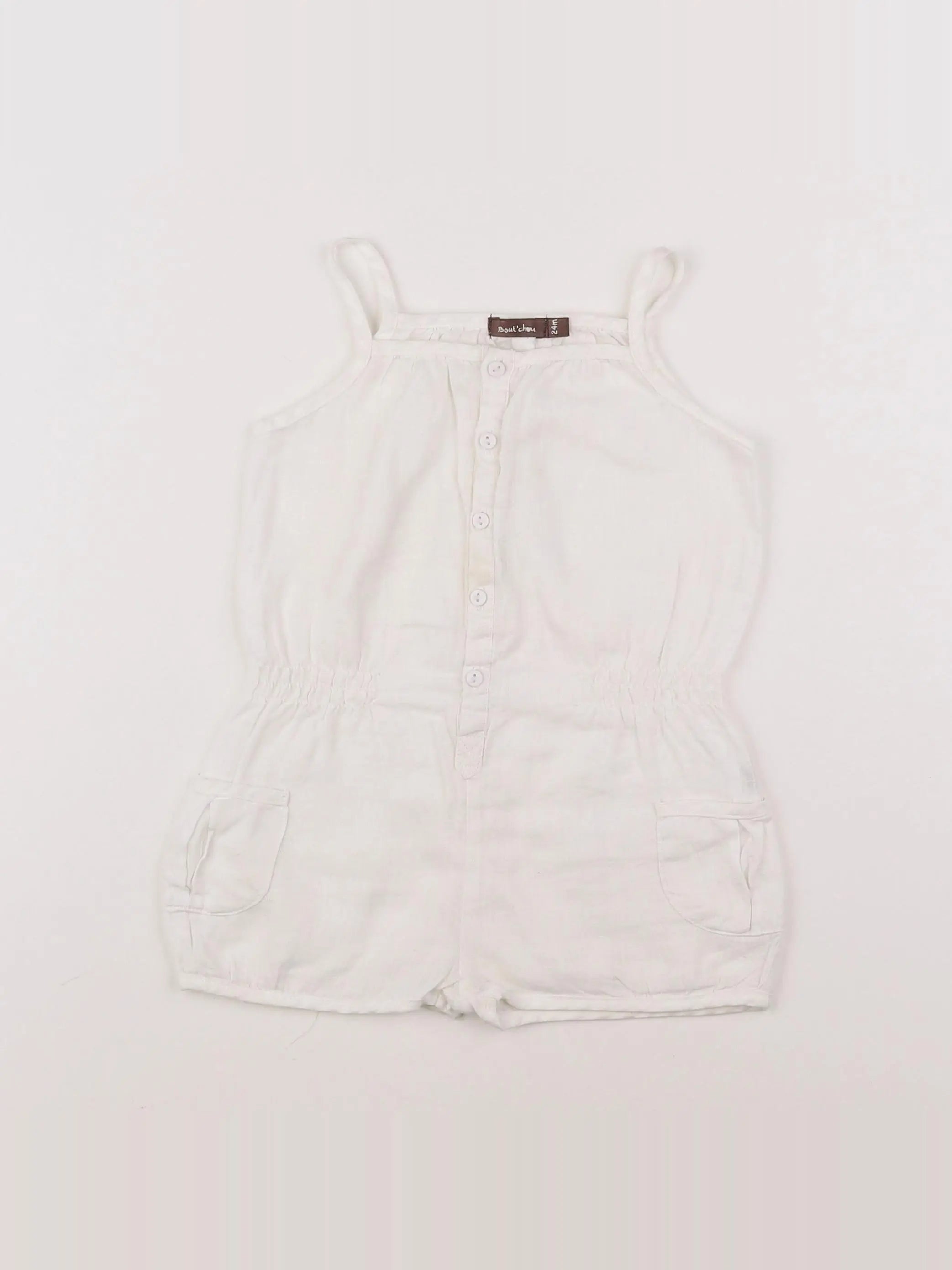 Boutchou - combinaison blanc - 2 ans