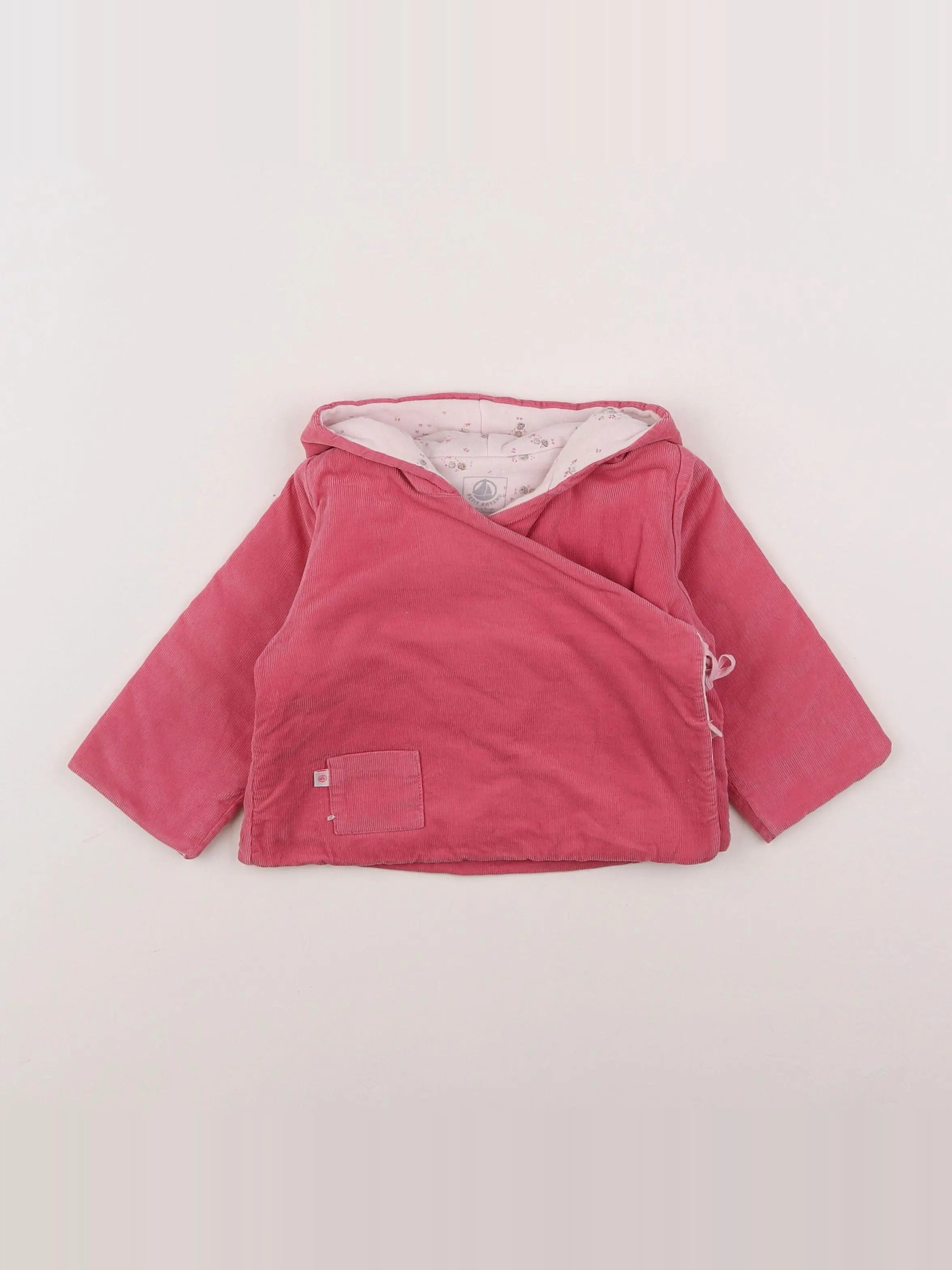 Petit Bateau - veste rose - 6 mois