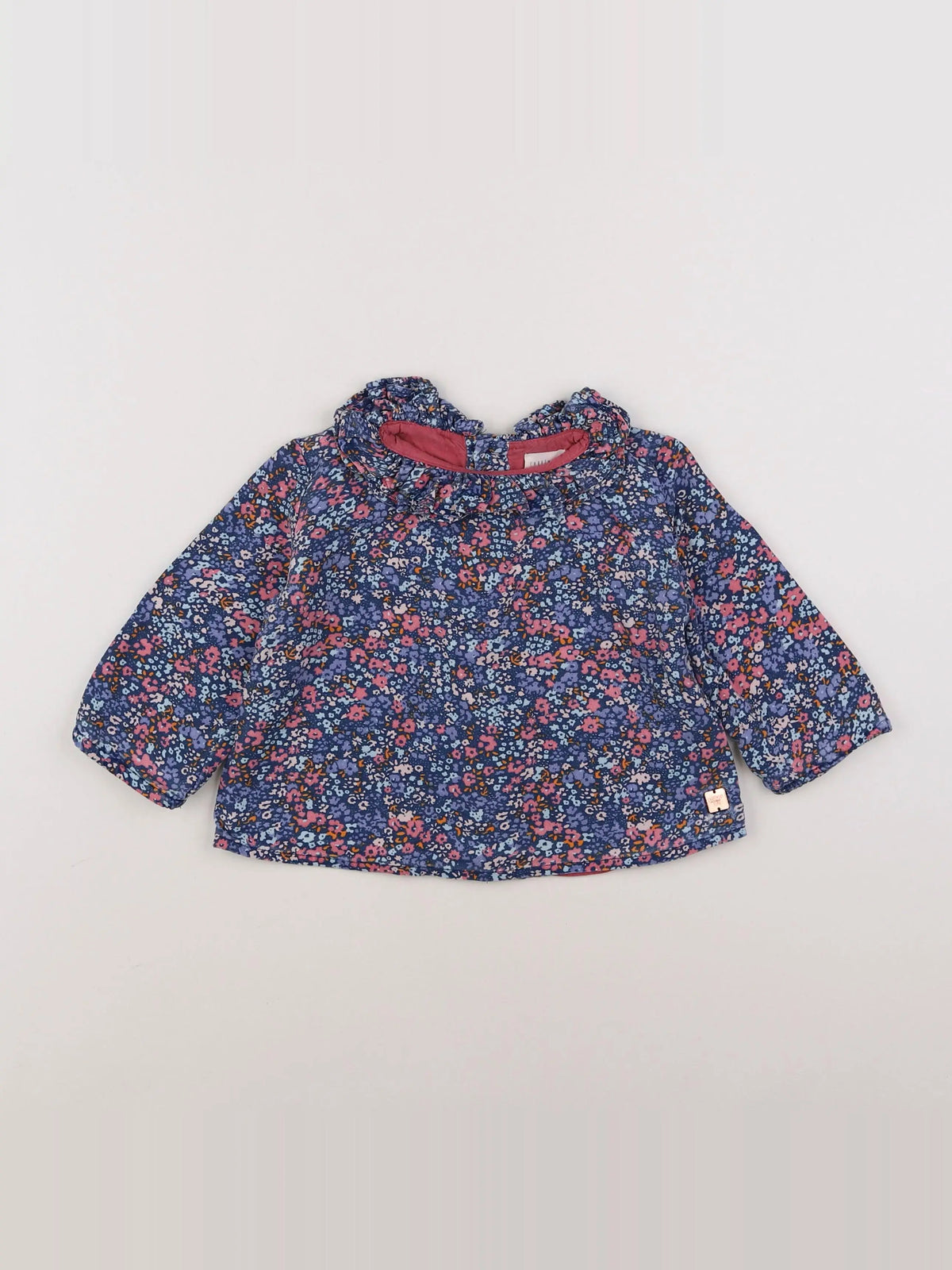 Carrément Beau - blouse bleu - 18 mois