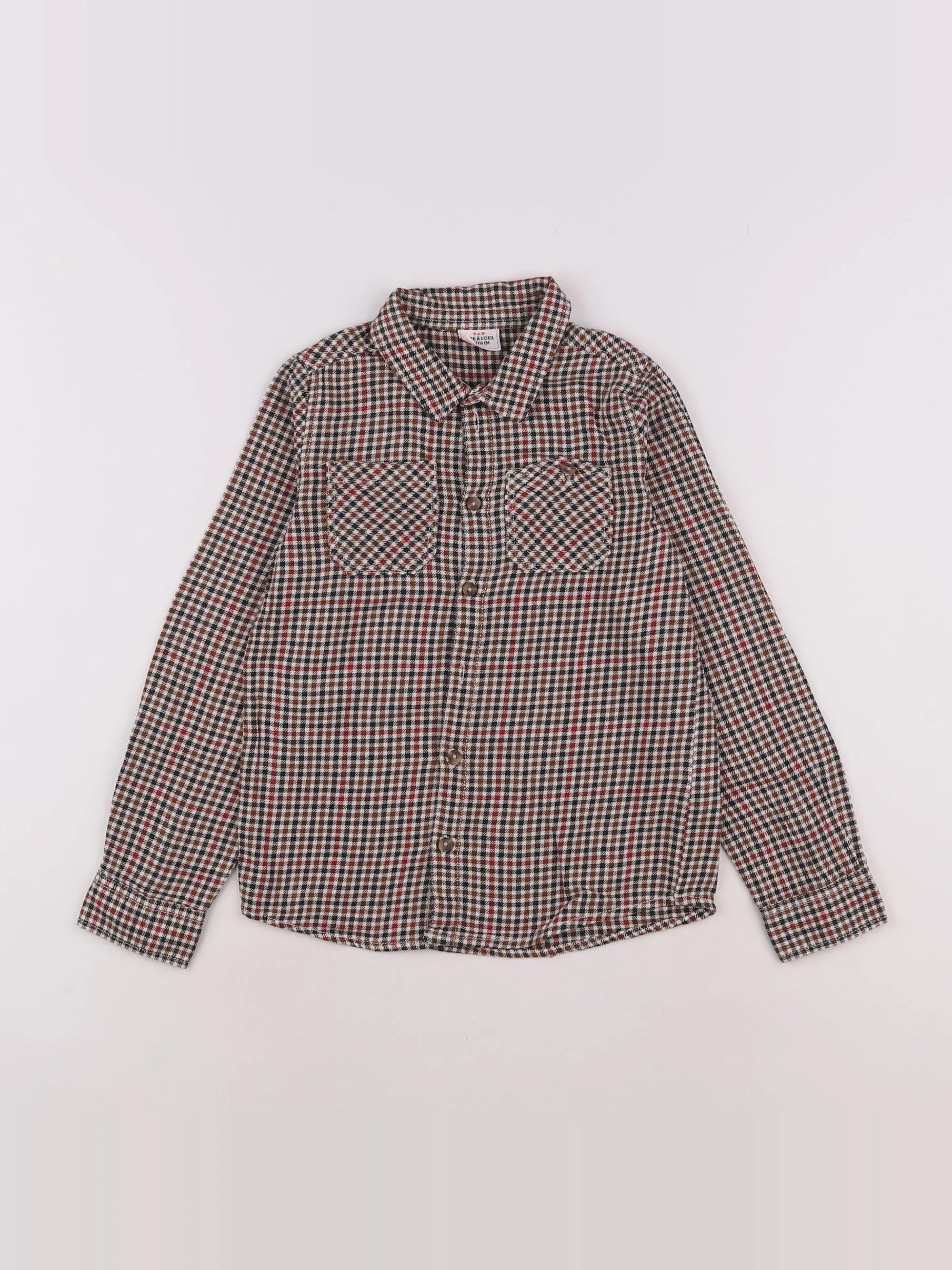 Tape à l'oeil - chemise marron - 6 ans