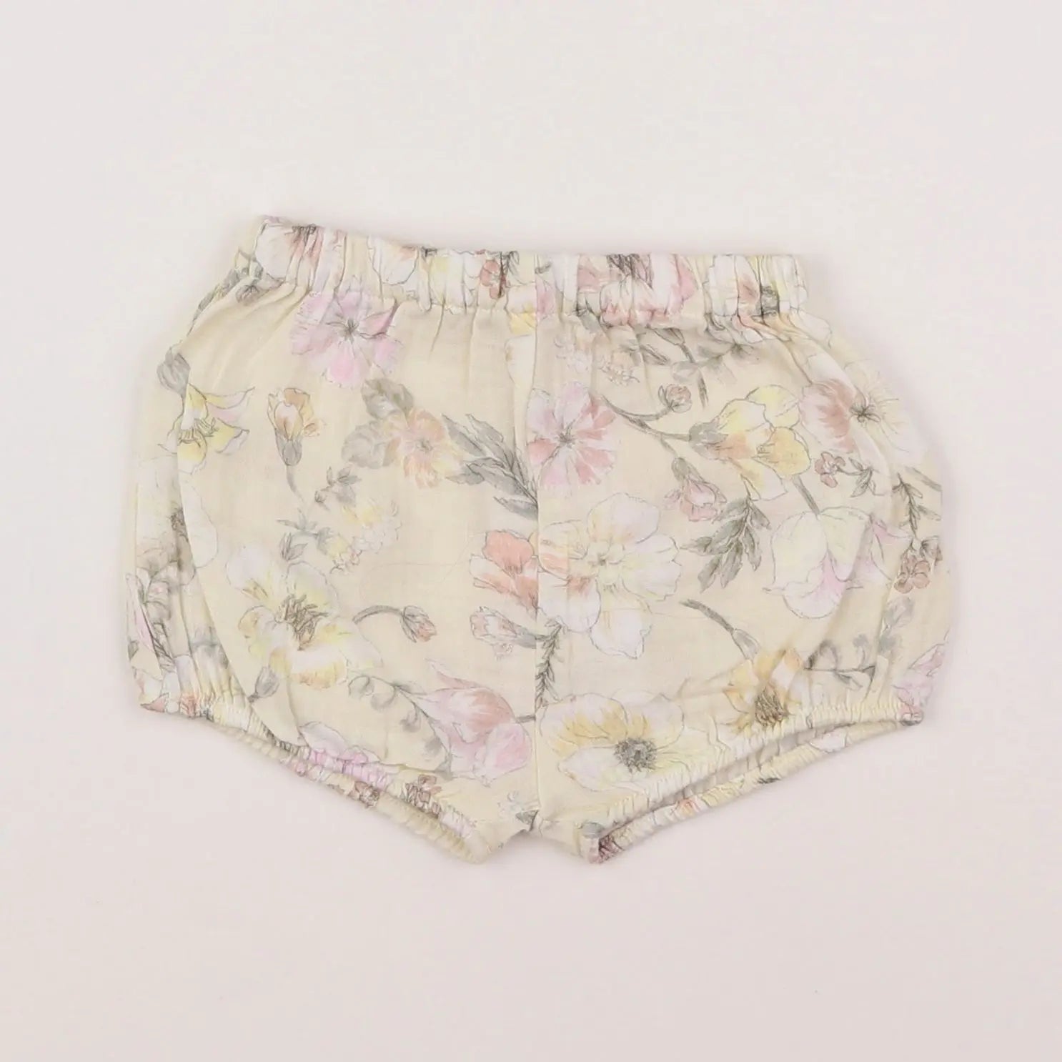 Vertbaudet - short jaune - 12 mois